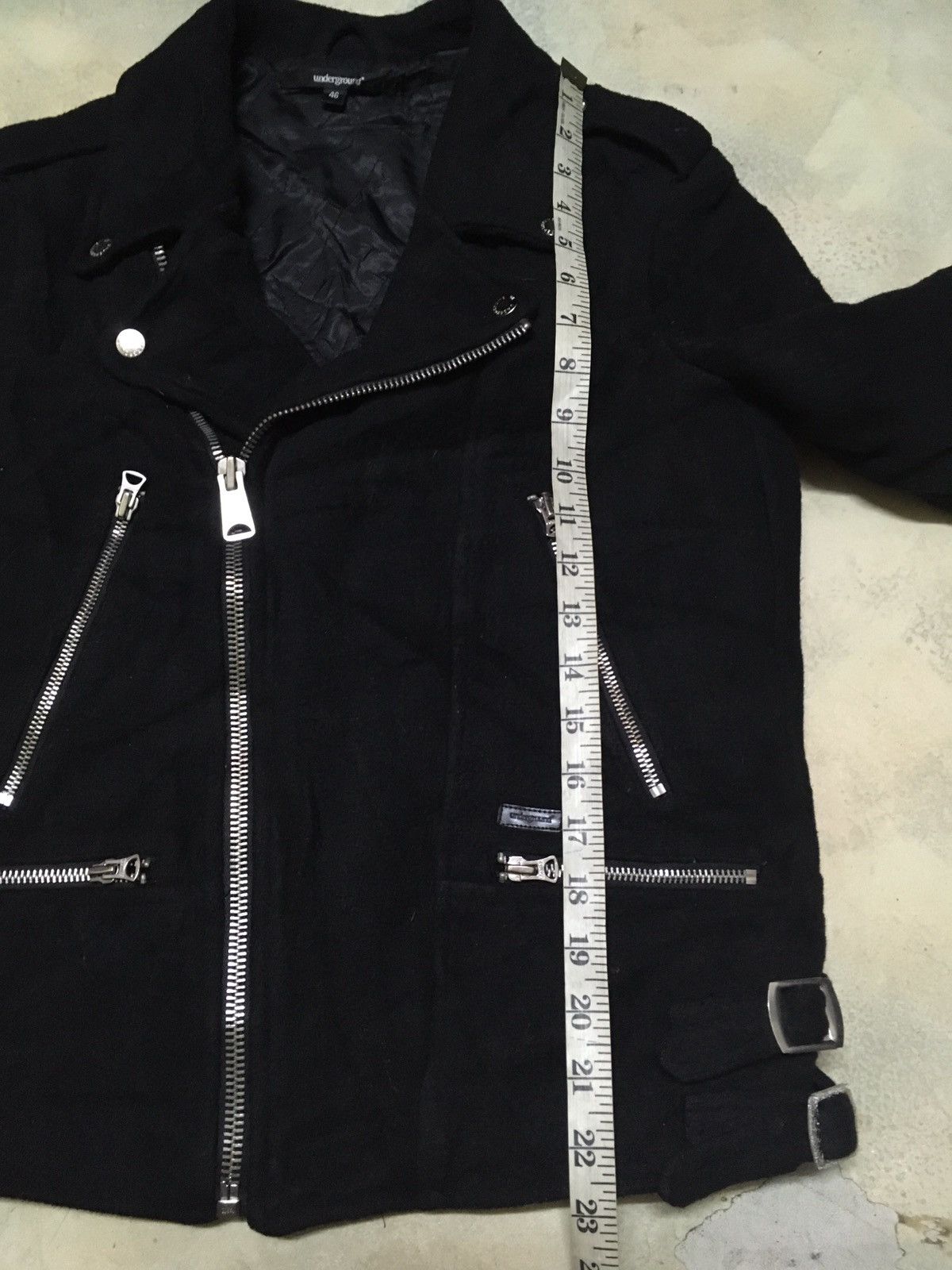 Japanese Brand Vintage Underground UK Double Collar Punk Bondage Jacket Size US S / EU 44-46 / 1 - 14 Thumbnail