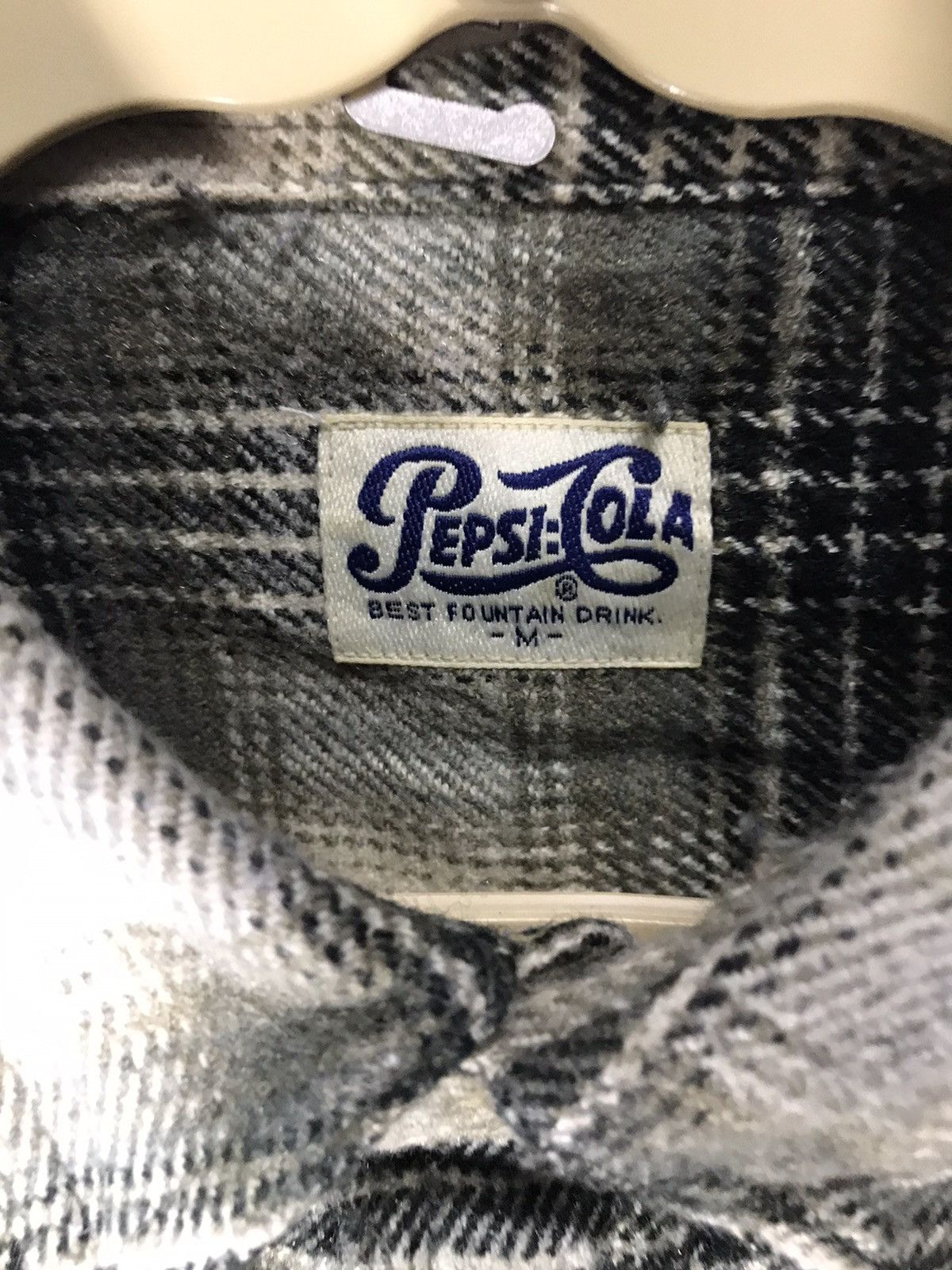 Coca Cola × Pepsi Vintage Pepsi flannel single poket Size US M / EU 48-50 / 2 - 3 Thumbnail