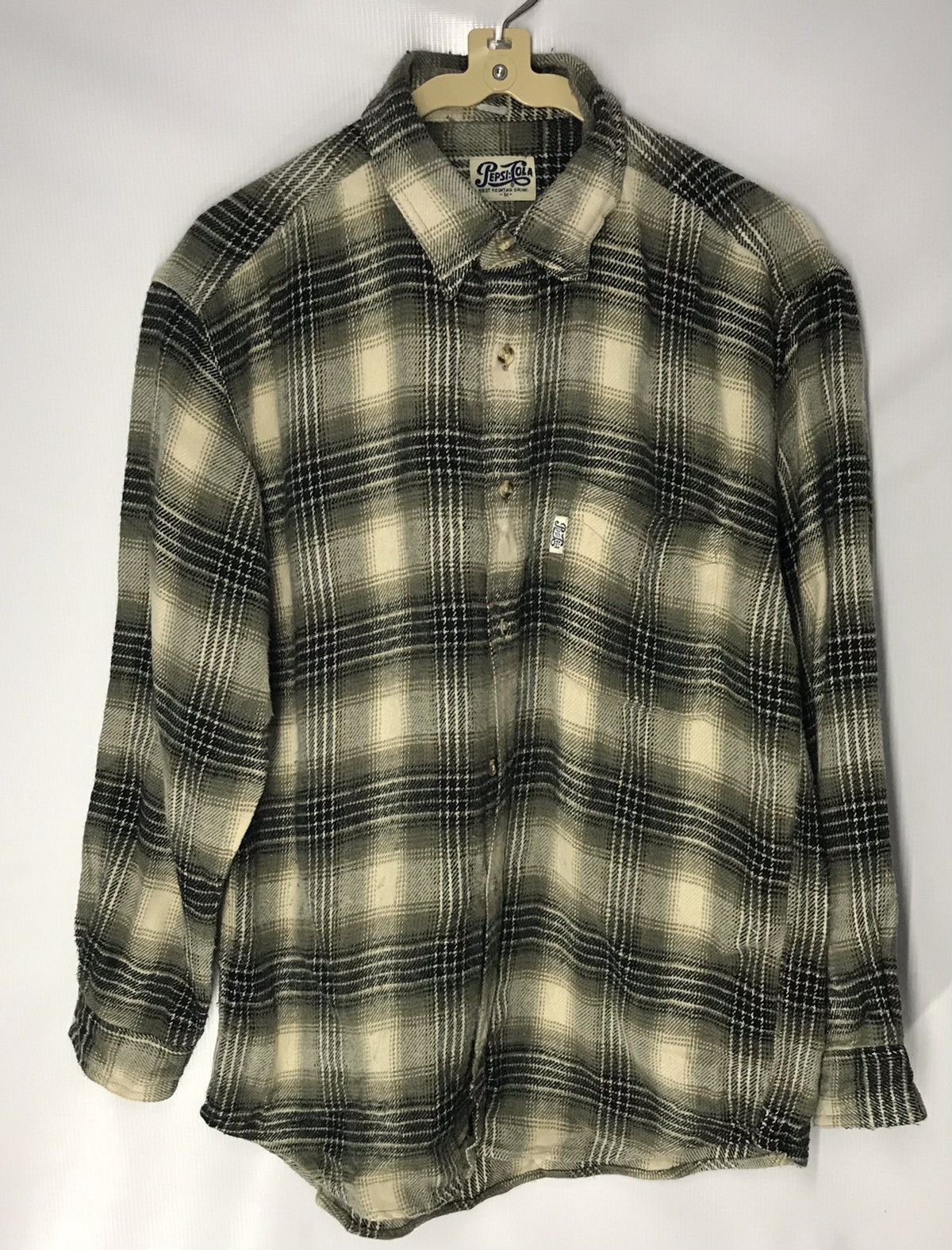 Coca Cola × Pepsi Vintage Pepsi flannel single poket Size US M / EU 48-50 / 2 - 8 Thumbnail