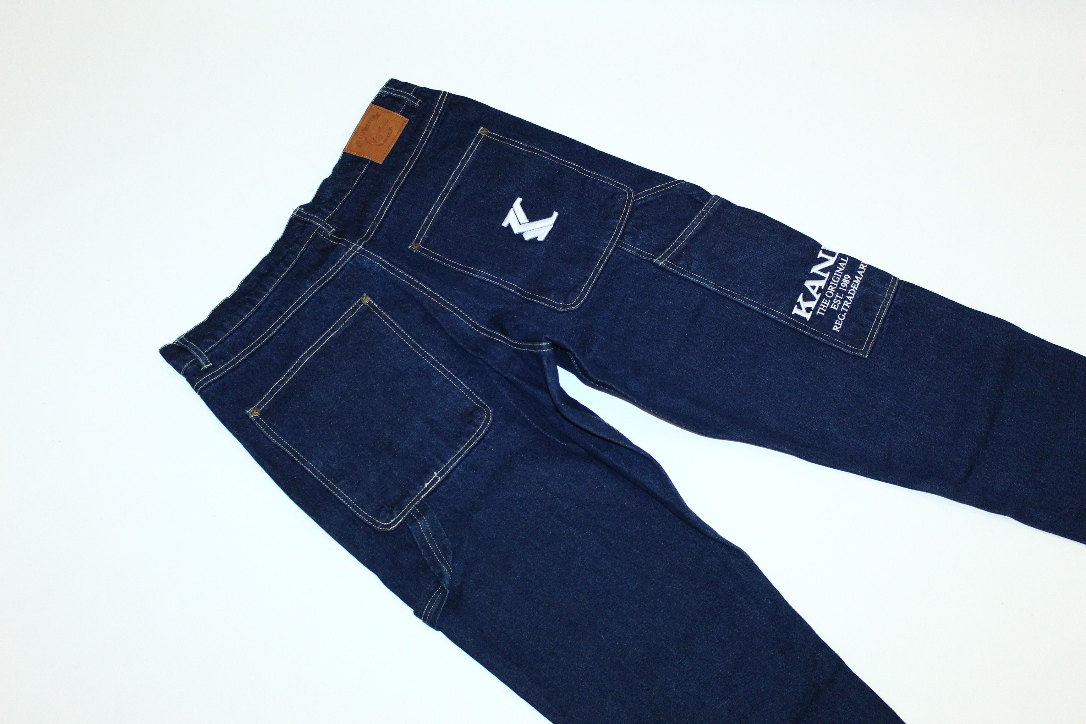 Karl Kani Karl Kani OG Retro Rinsed Rap Jeans Size US 36 / EU 52 - 9 Thumbnail