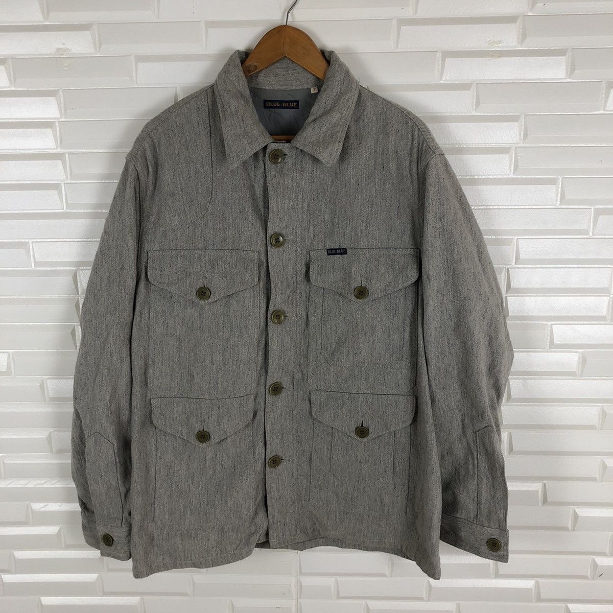 Blue Blue Japan × Japanese Brand × Vintage BLUE BLUE JAPAN CHORE JACKET Size US M / EU 48-50 / 2 - 2 Thumbnail