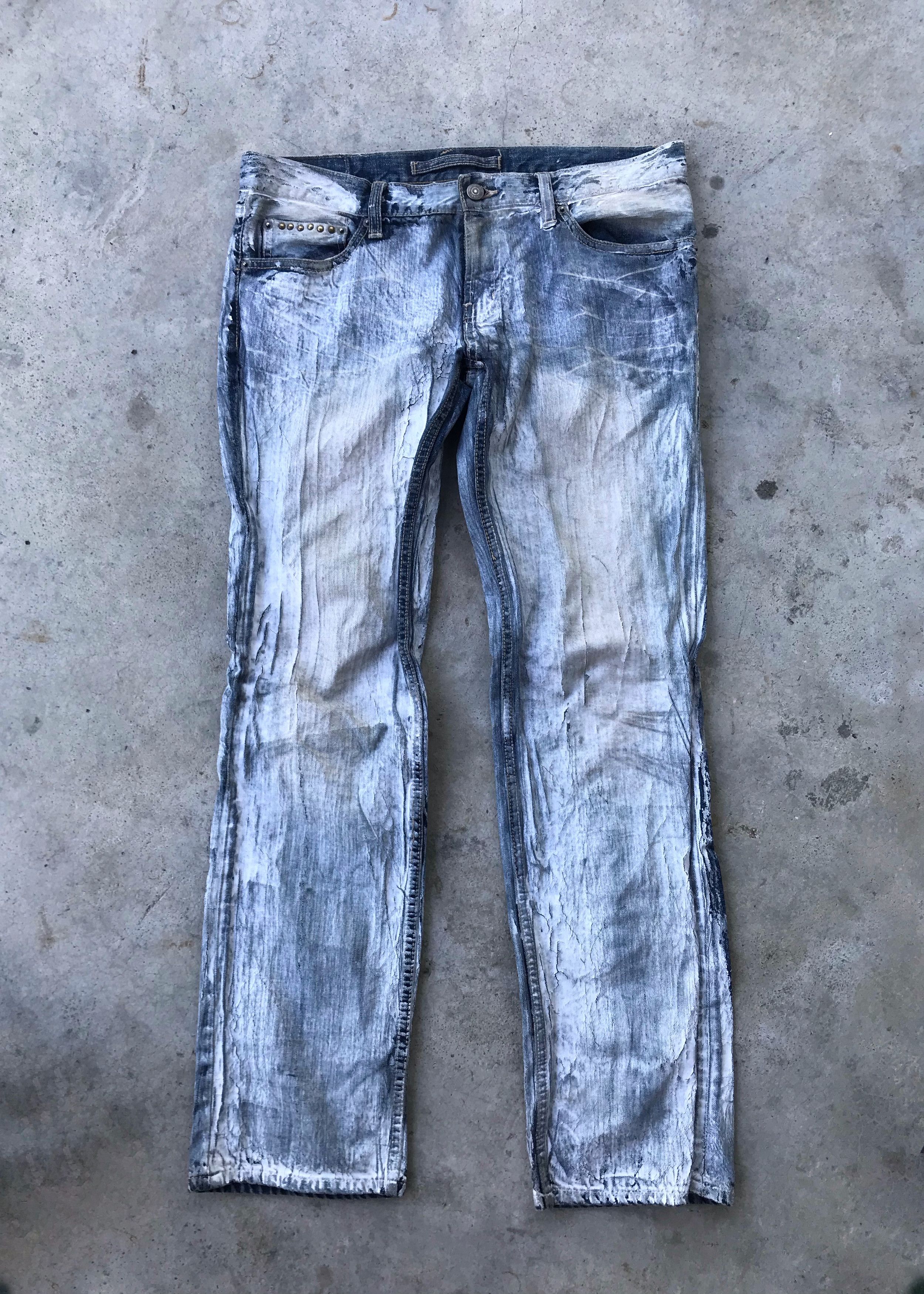 PPFM Runway PPFM heavy paint design denim jeans Size US 30 / EU 46 - 1 Thumbnail