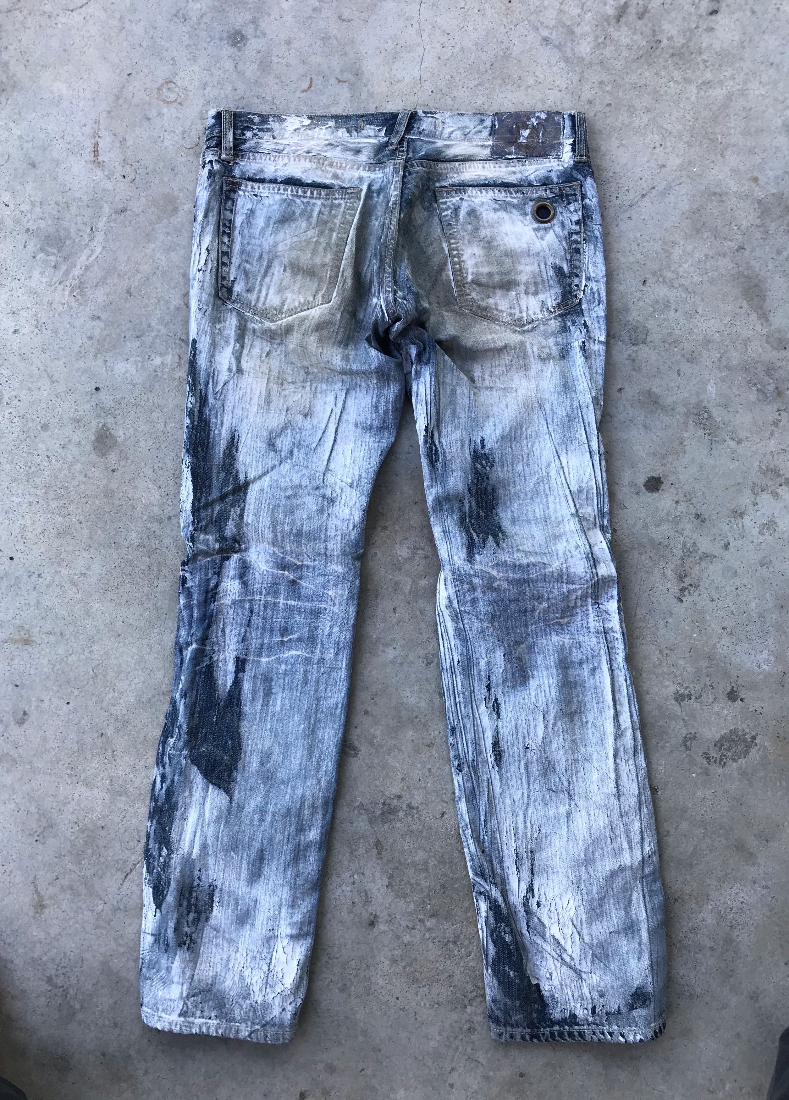 PPFM Runway PPFM heavy paint design denim jeans Size US 30 / EU 46 - 5 Thumbnail