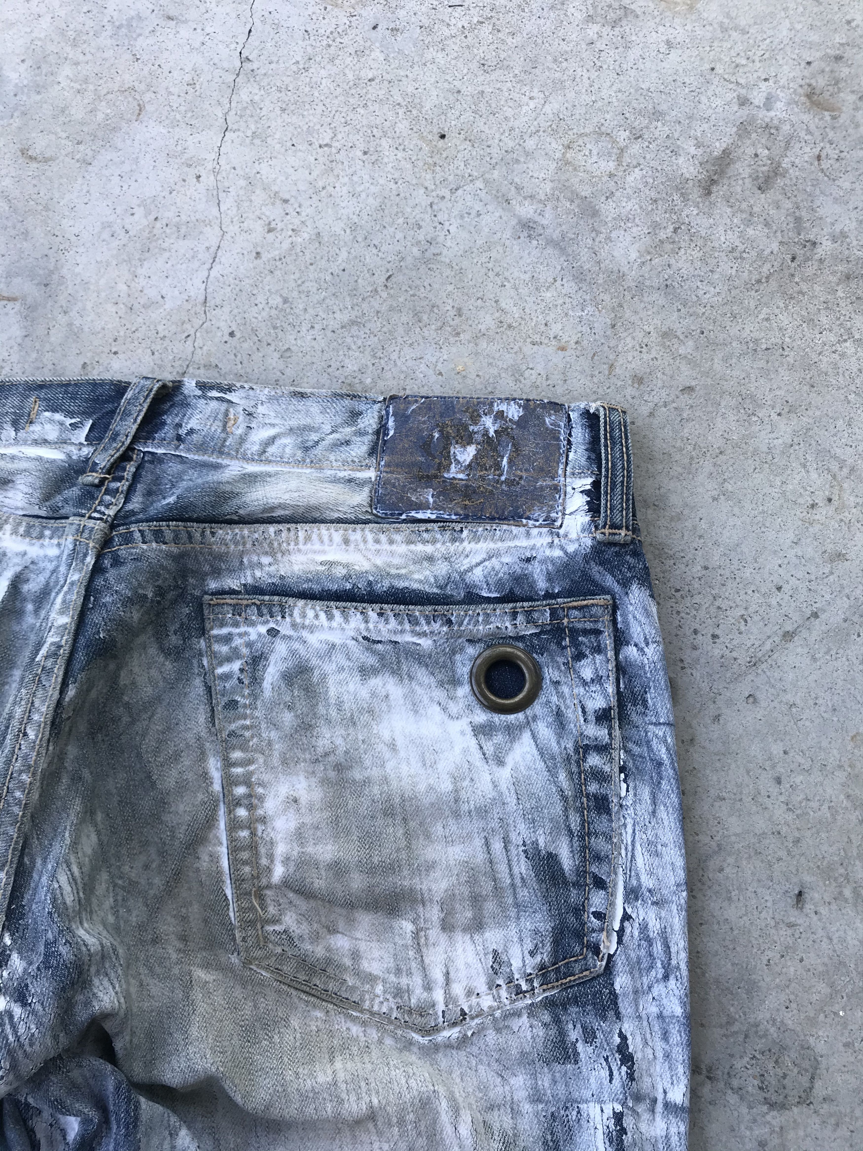 PPFM Runway PPFM heavy paint design denim jeans Size US 30 / EU 46 - 6 Thumbnail