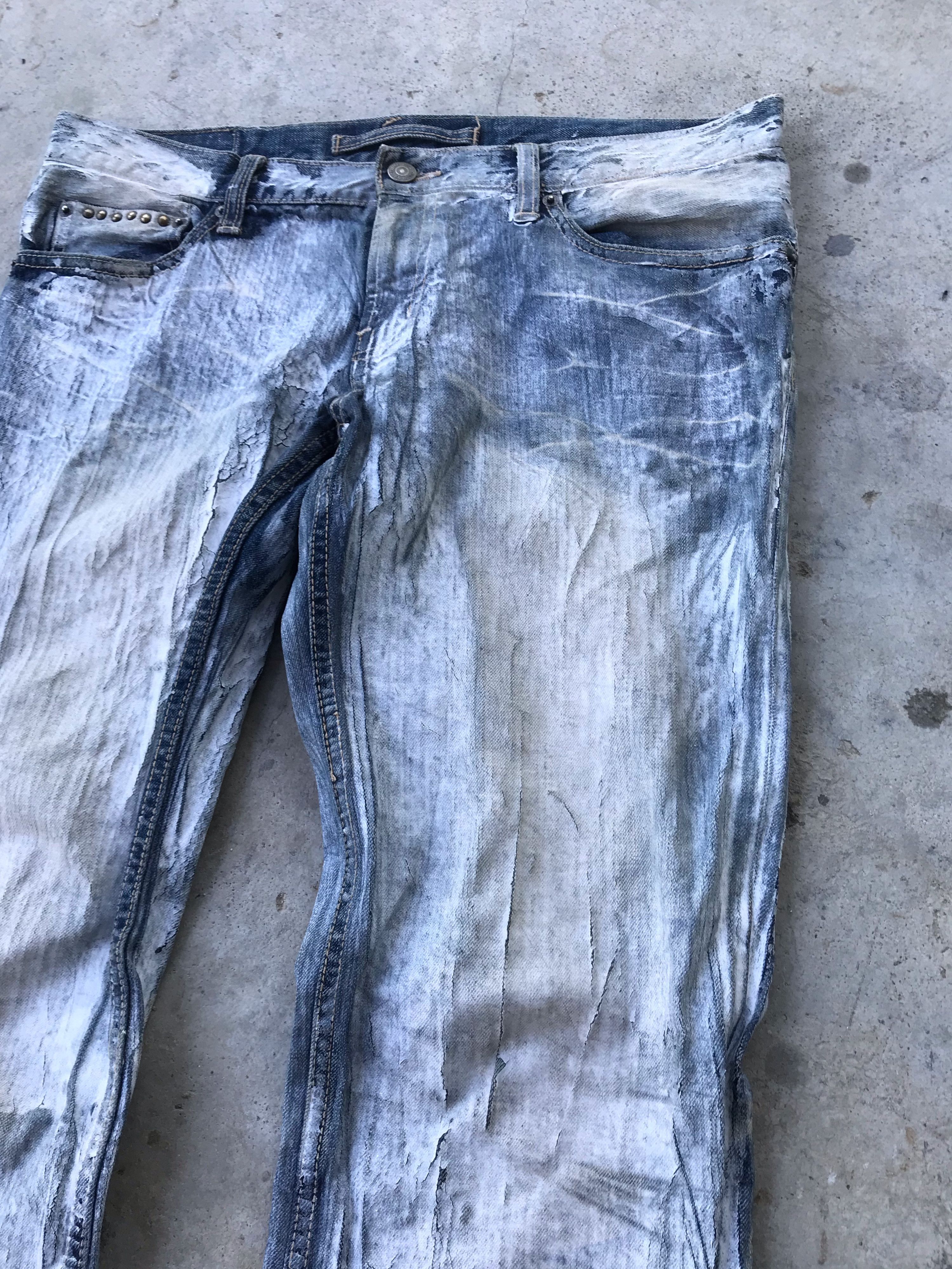 PPFM Runway PPFM heavy paint design denim jeans Size US 30 / EU 46 - 2 Thumbnail