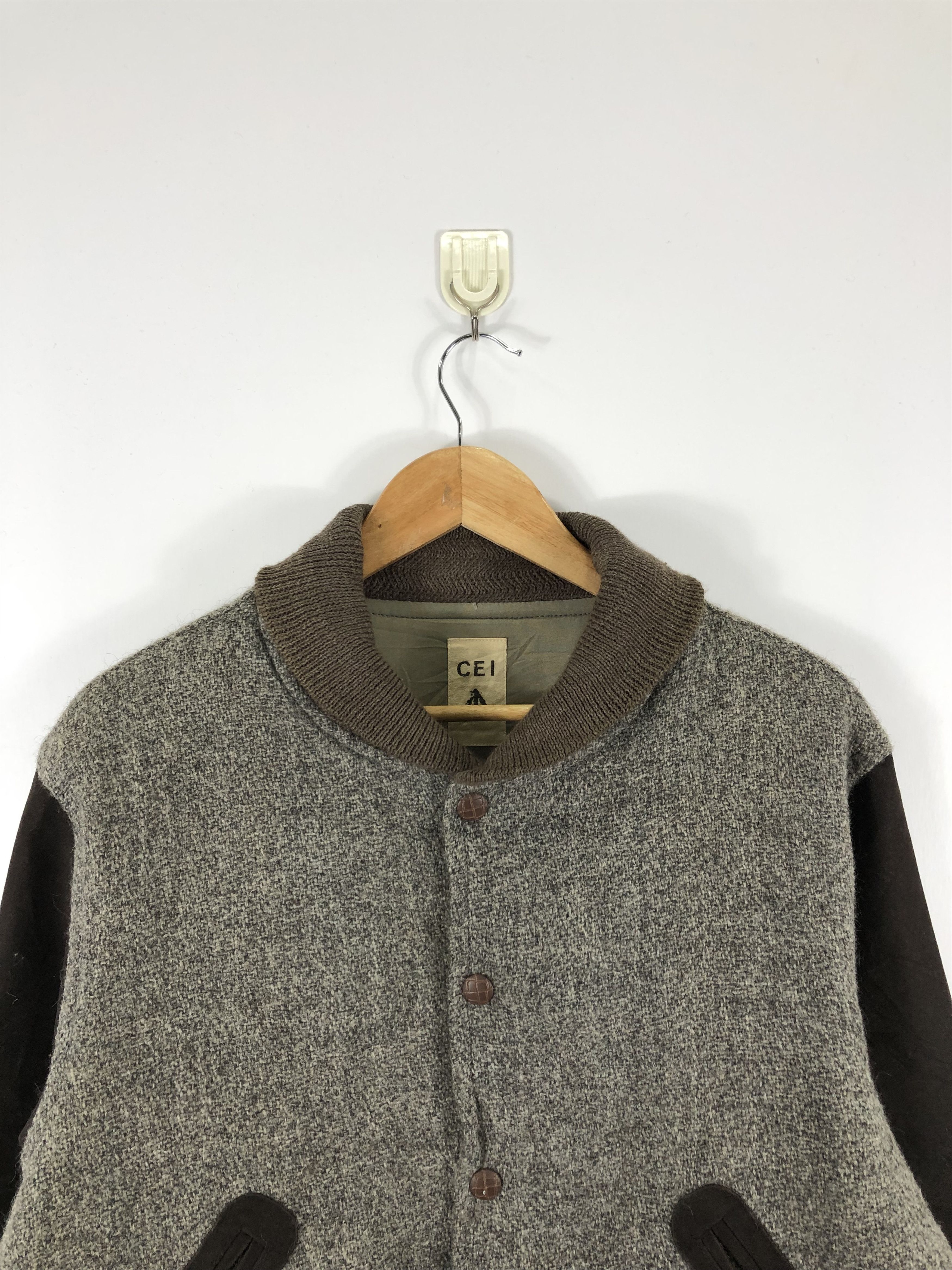 Japanese Brand × Vintage Vintage 70s City Equipment Wool Varsity Jacket Size US L / EU 52-54 / 3 - 2 Thumbnail