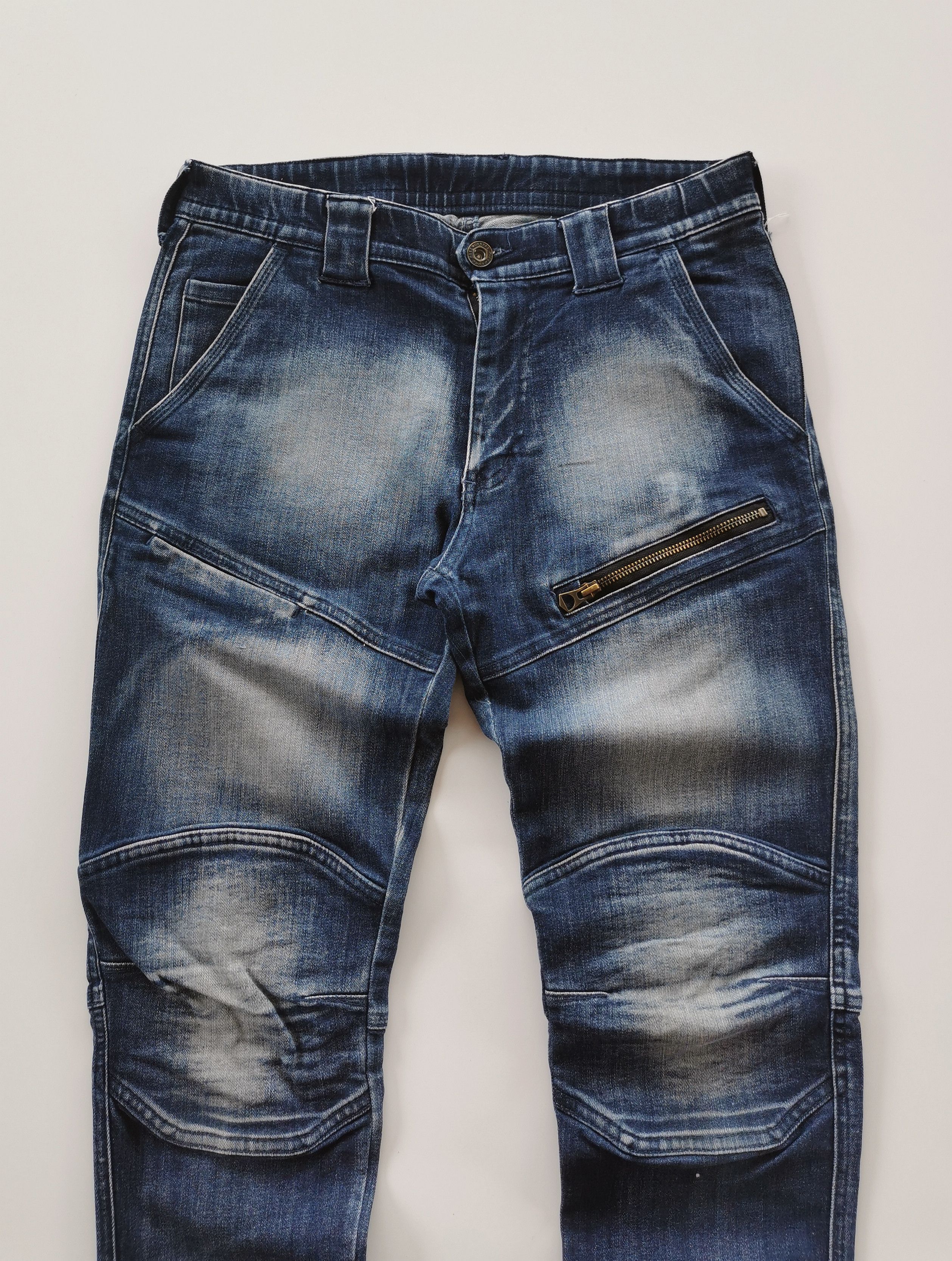Balmain FieldCore Cordura Denim Jogger Pants Vibes Balmain Size US 31 - 1 Thumbnail