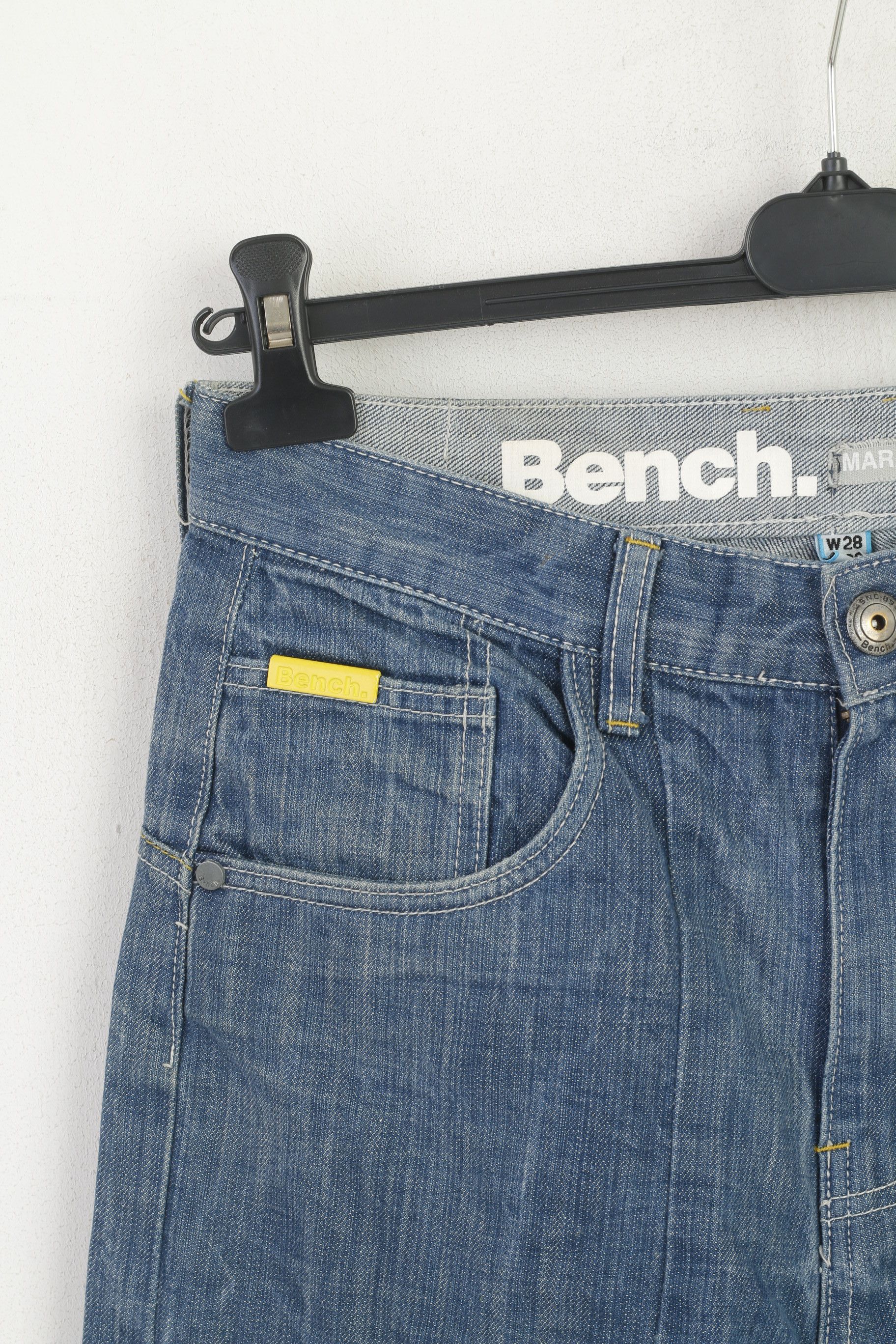 Bench Bench Men 28 Jeans Trousers Blue Denim Cotton 3997 Size US 28 / EU 44 - 2 Thumbnail