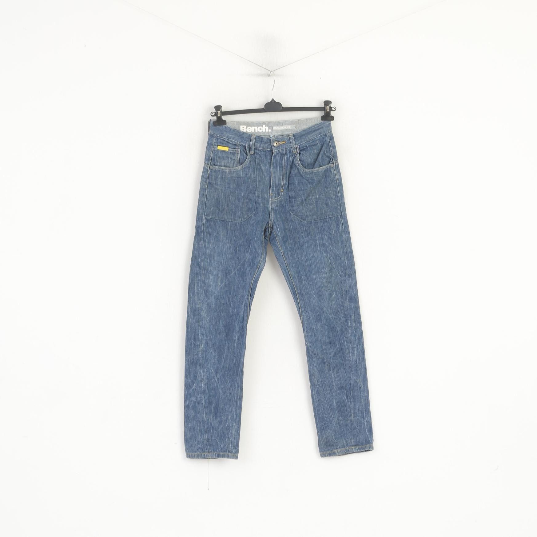 Bench Bench Men 28 Jeans Trousers Blue Denim Cotton 3997 Size US 28 / EU 44 - 1 Thumbnail