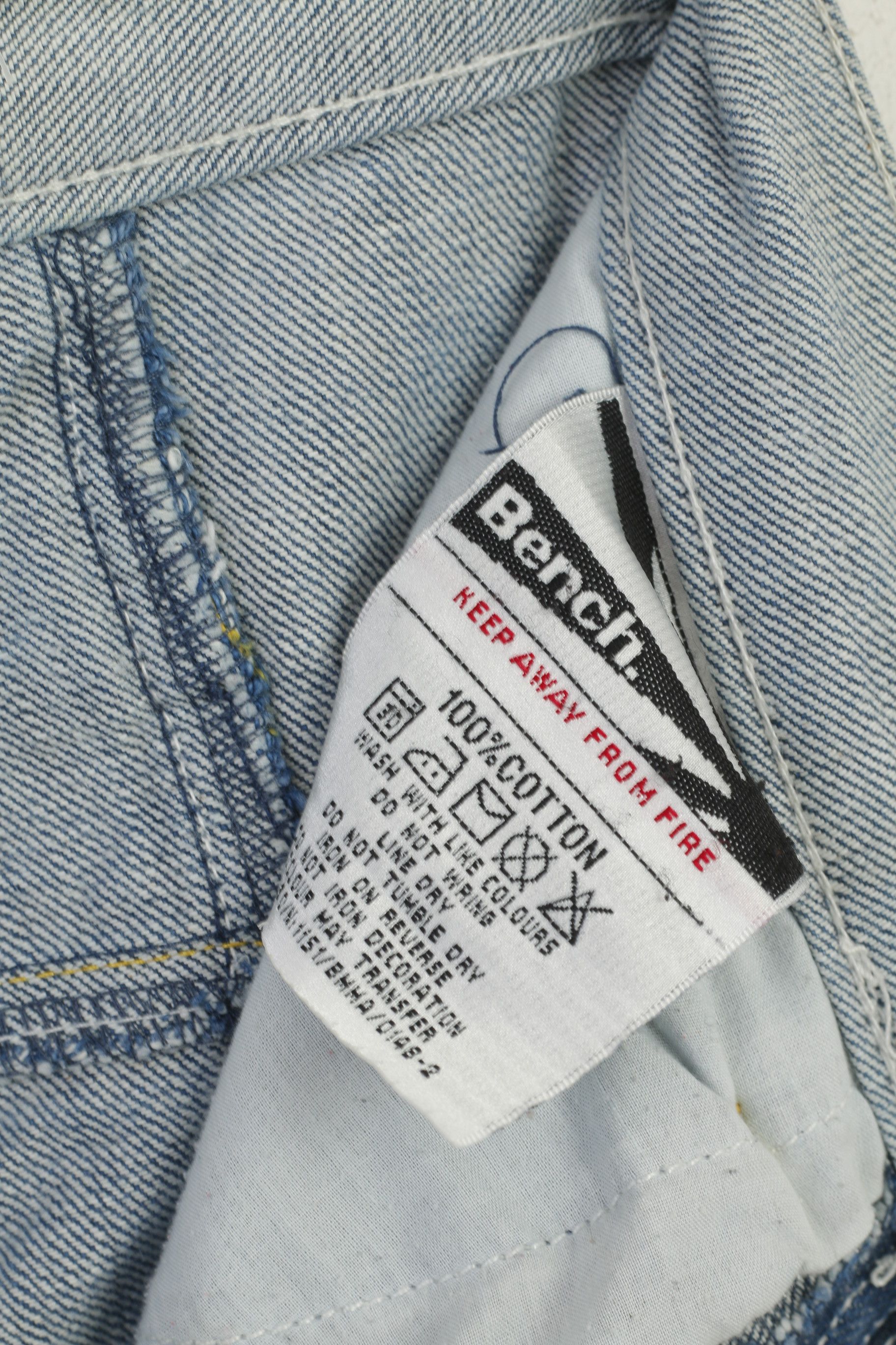 Bench Bench Men 28 Jeans Trousers Blue Denim Cotton 3997 Size US 28 / EU 44 - 4 Thumbnail