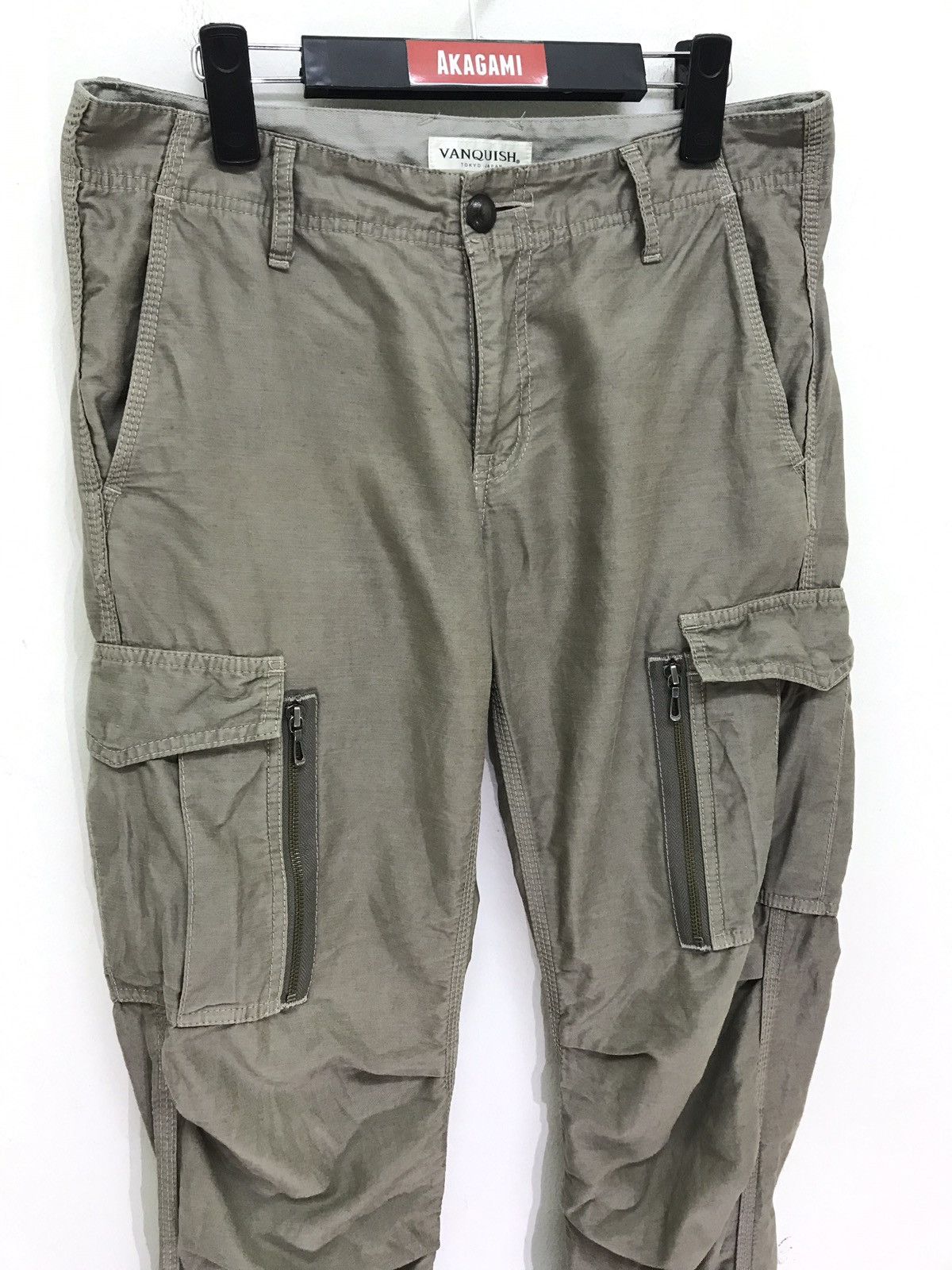 Vanquish Made in Japan Vanquish Cargo Pant Linen Blended Regular Size US 32 / EU 48 - 3 Thumbnail