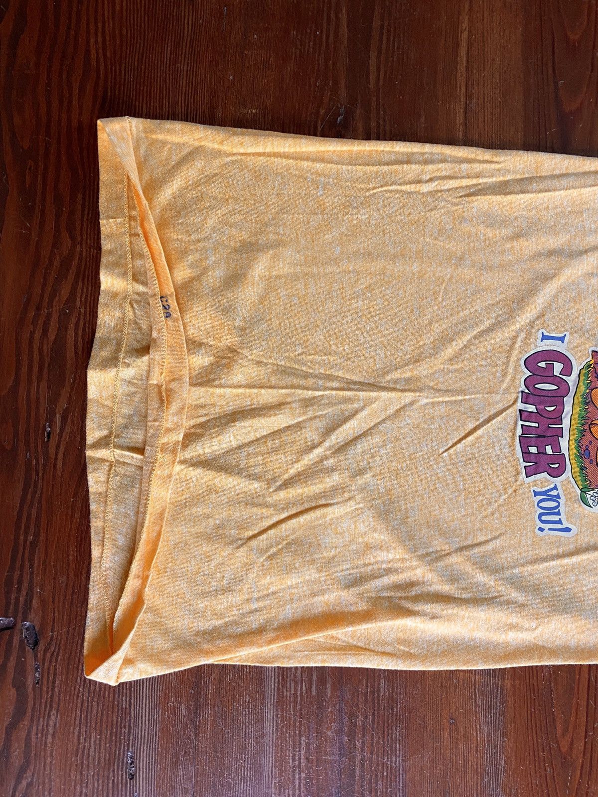 Spruce Vintage 60’s “I Gopher You” Single Stitch Ringer Tee Size US XXS / EU 40 - 6 Thumbnail