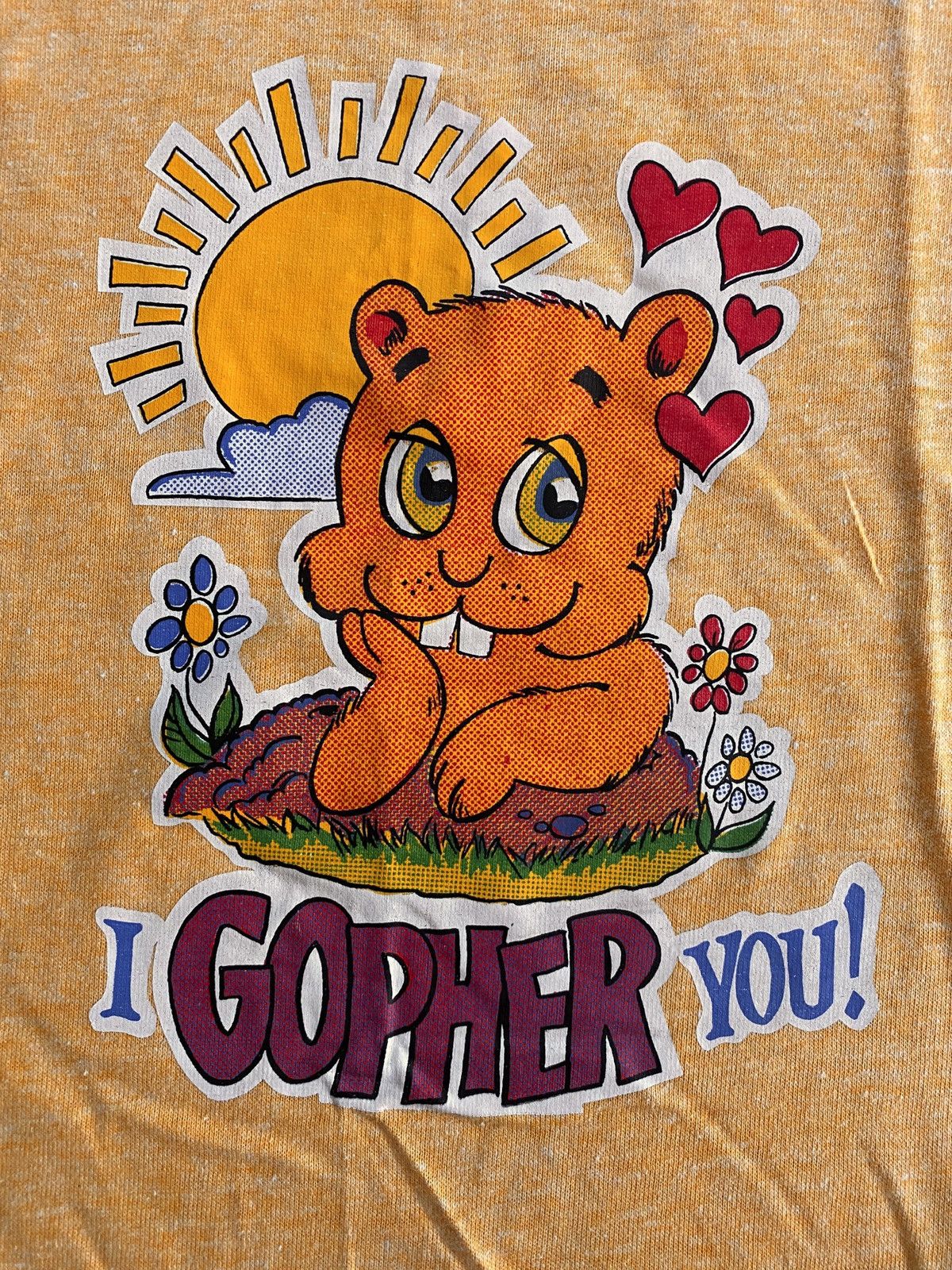 Spruce Vintage 60’s “I Gopher You” Single Stitch Ringer Tee Size US XXS / EU 40 - 4 Thumbnail