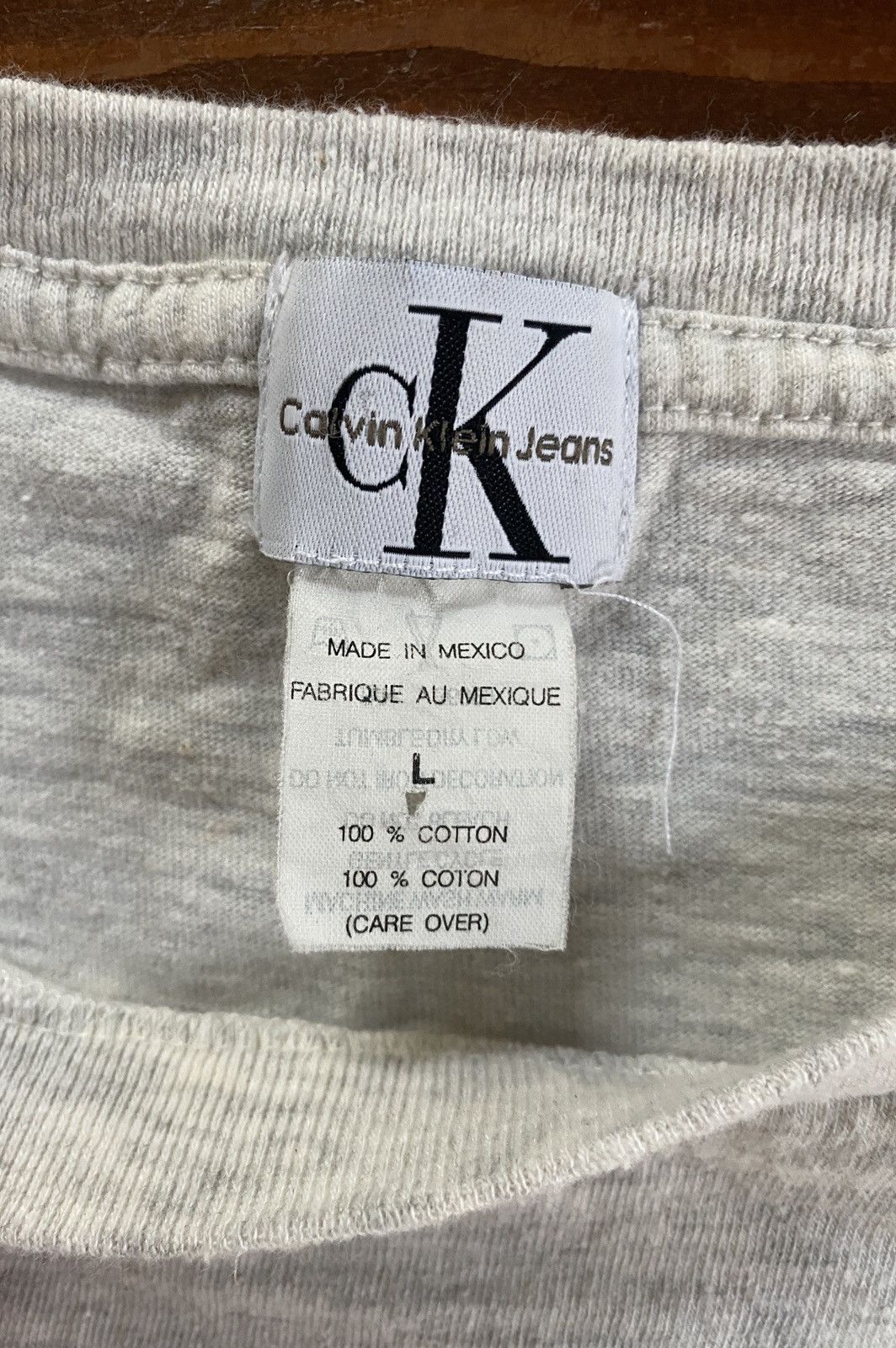 Calvin Klein Vintage 90’s Calvin Klein Jeans Single Stitch Tee Size US L / EU 52-54 / 3 - 8 Thumbnail
