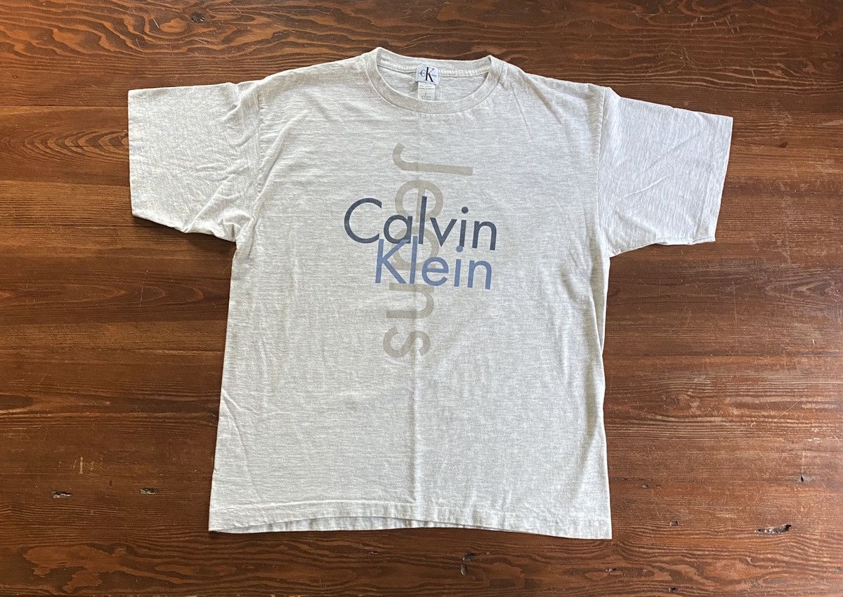 Calvin Klein Vintage 90’s Calvin Klein Jeans Single Stitch Tee Size US L / EU 52-54 / 3 - 1 Thumbnail