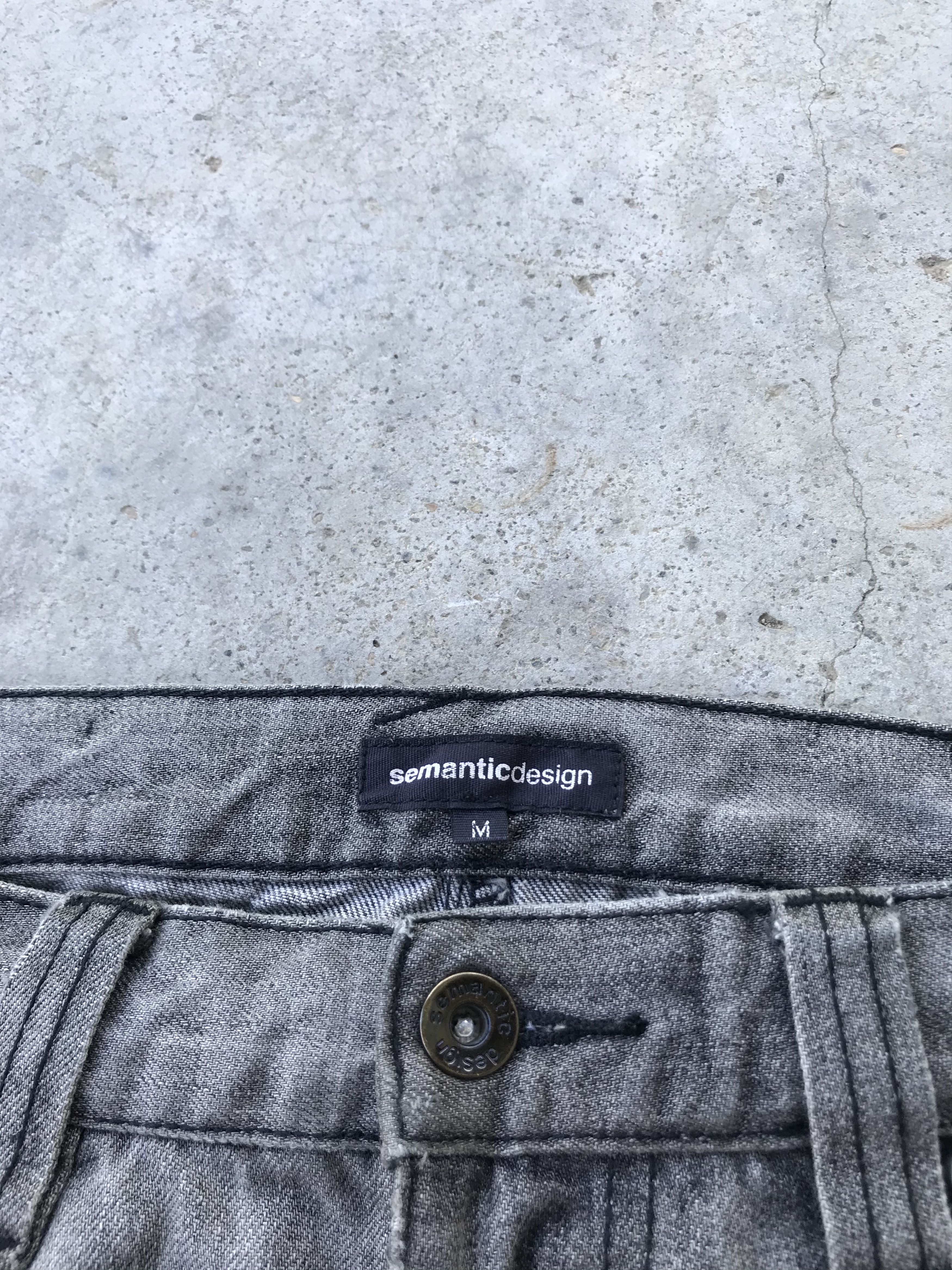 Issey Miyake Semanticdesign Issey Miyake tiger stripes design denim jeans Size US 30 / EU 46 - 3 Thumbnail