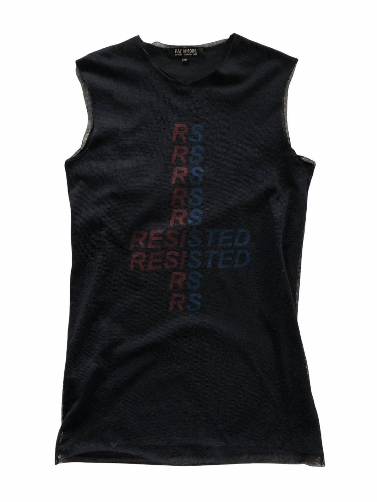 SS03 “Consumed” White Tank | Horror Vacuo