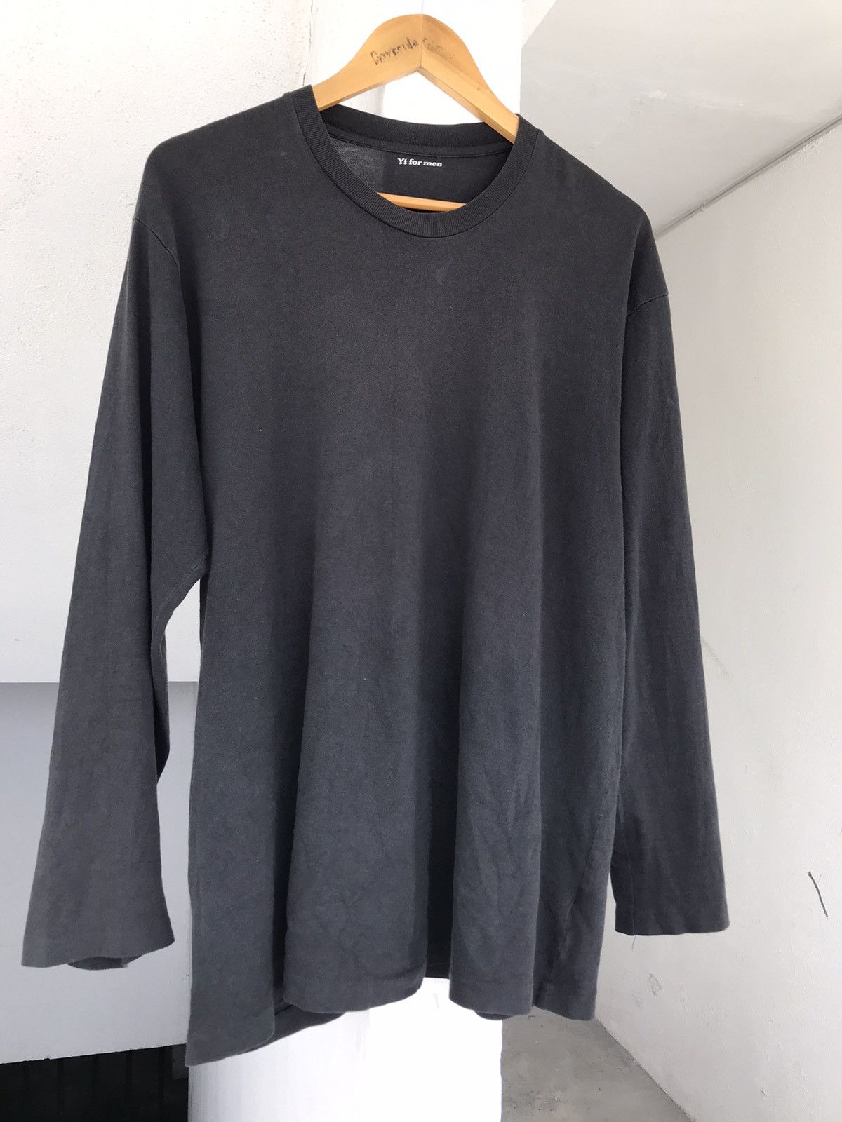 Y's for Men × Yohji Yamamoto Vintage Yohji Yamamoto Ys For Men Plain Long Sleeve Size US XL / EU 56 / 4 - 4 Thumbnail