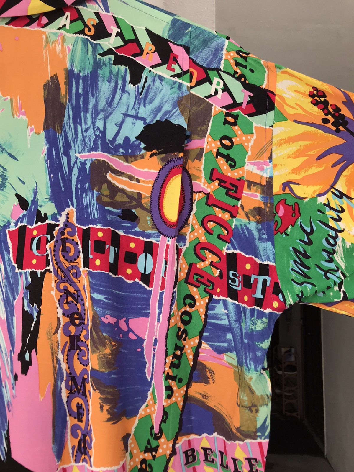 20471120 × Yoshiyuki Konishi 80s Yoshiyuki Konishi Ficce Rayon Fullprint Shirt Size US L / EU 52-54 / 3 - 13 Thumbnail