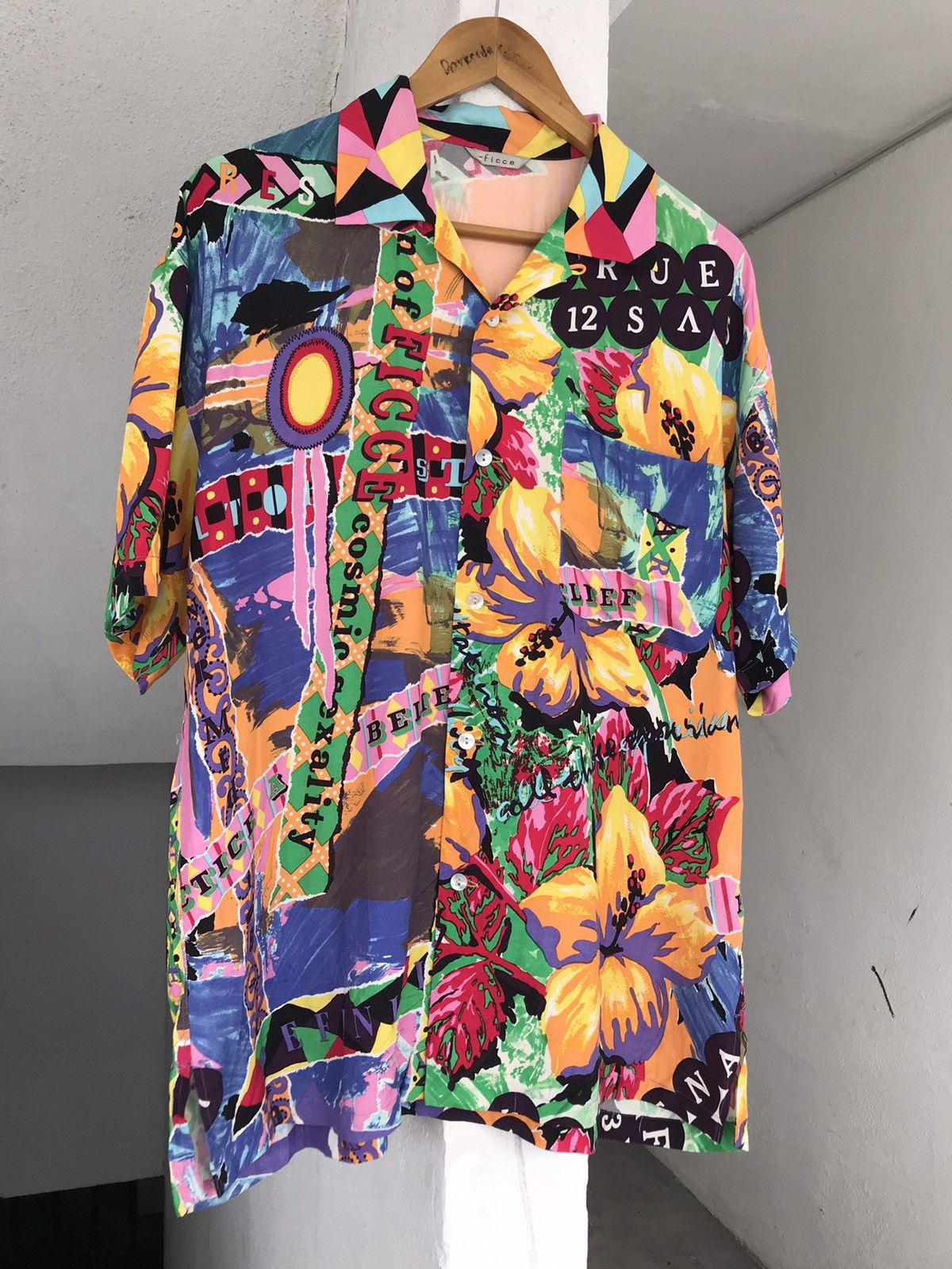 20471120 × Yoshiyuki Konishi 80s Yoshiyuki Konishi Ficce Rayon Fullprint Shirt Size US L / EU 52-54 / 3 - 2 Thumbnail