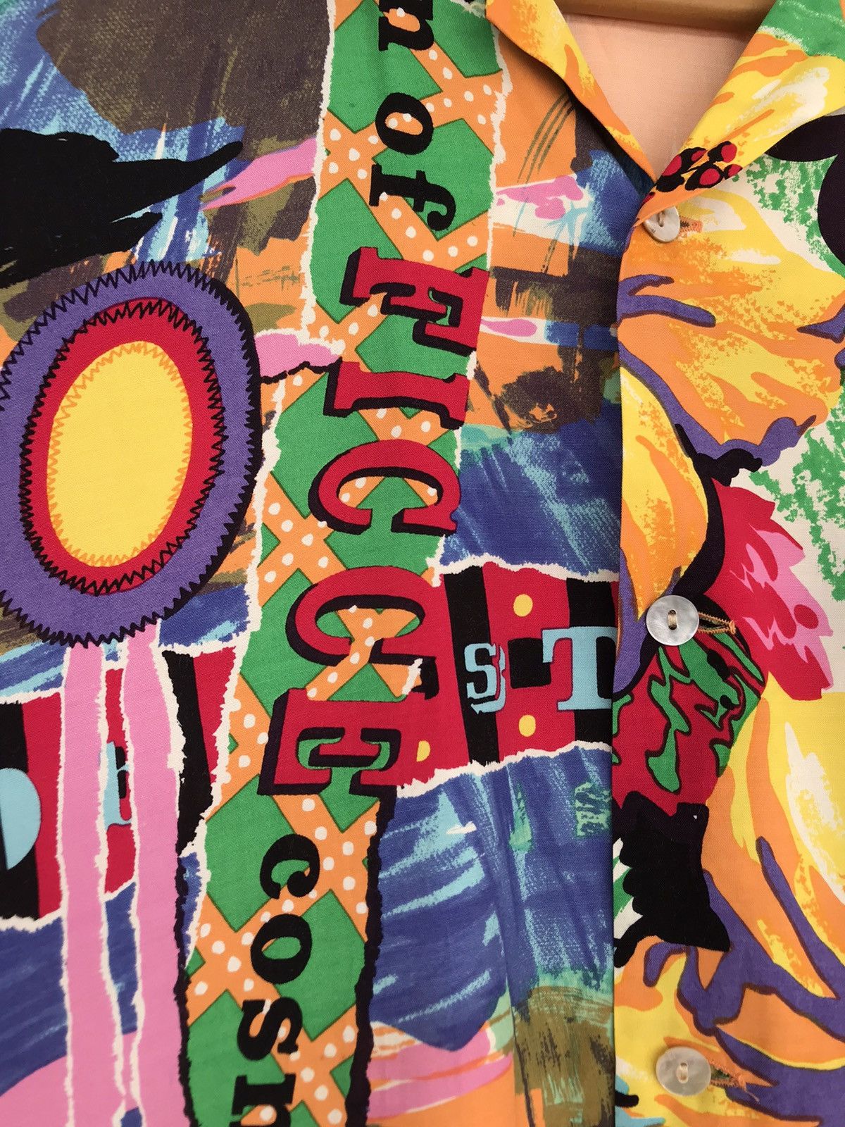 20471120 × Yoshiyuki Konishi 80s Yoshiyuki Konishi Ficce Rayon Fullprint Shirt Size US L / EU 52-54 / 3 - 7 Thumbnail