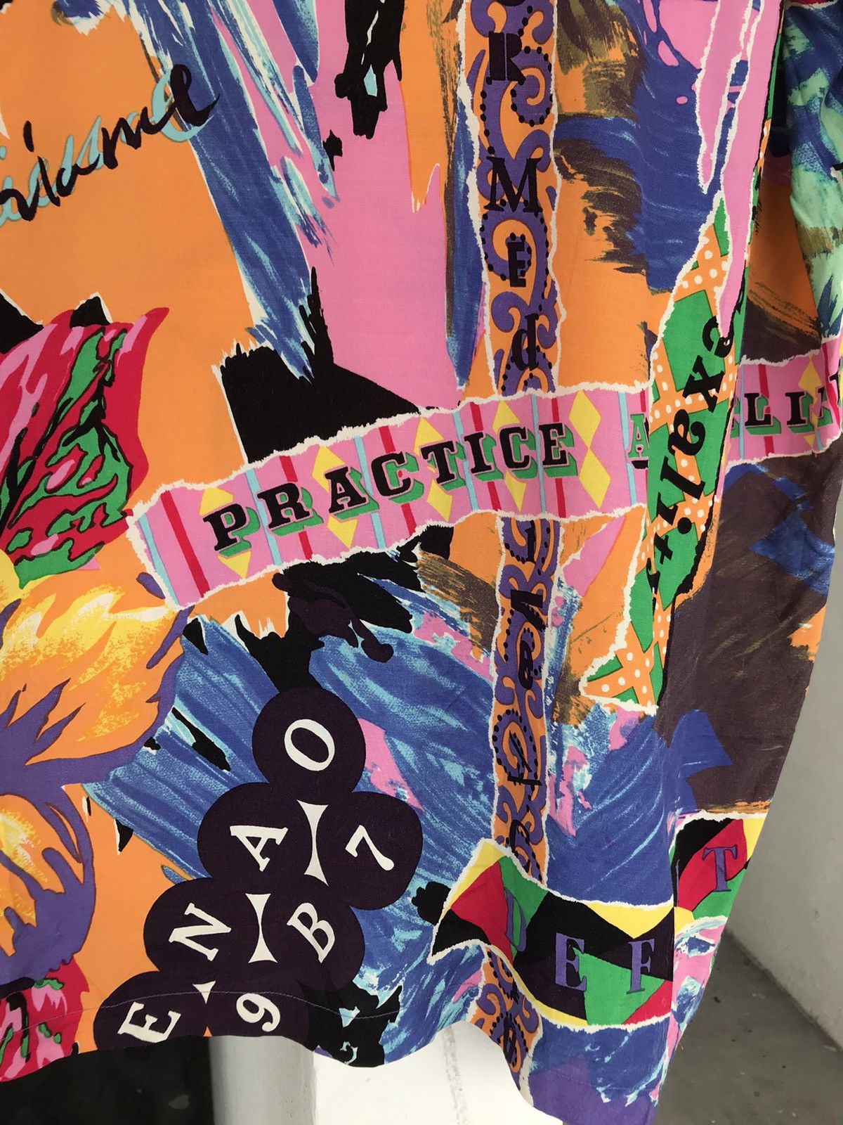 20471120 × Yoshiyuki Konishi 80s Yoshiyuki Konishi Ficce Rayon Fullprint Shirt Size US L / EU 52-54 / 3 - 15 Thumbnail