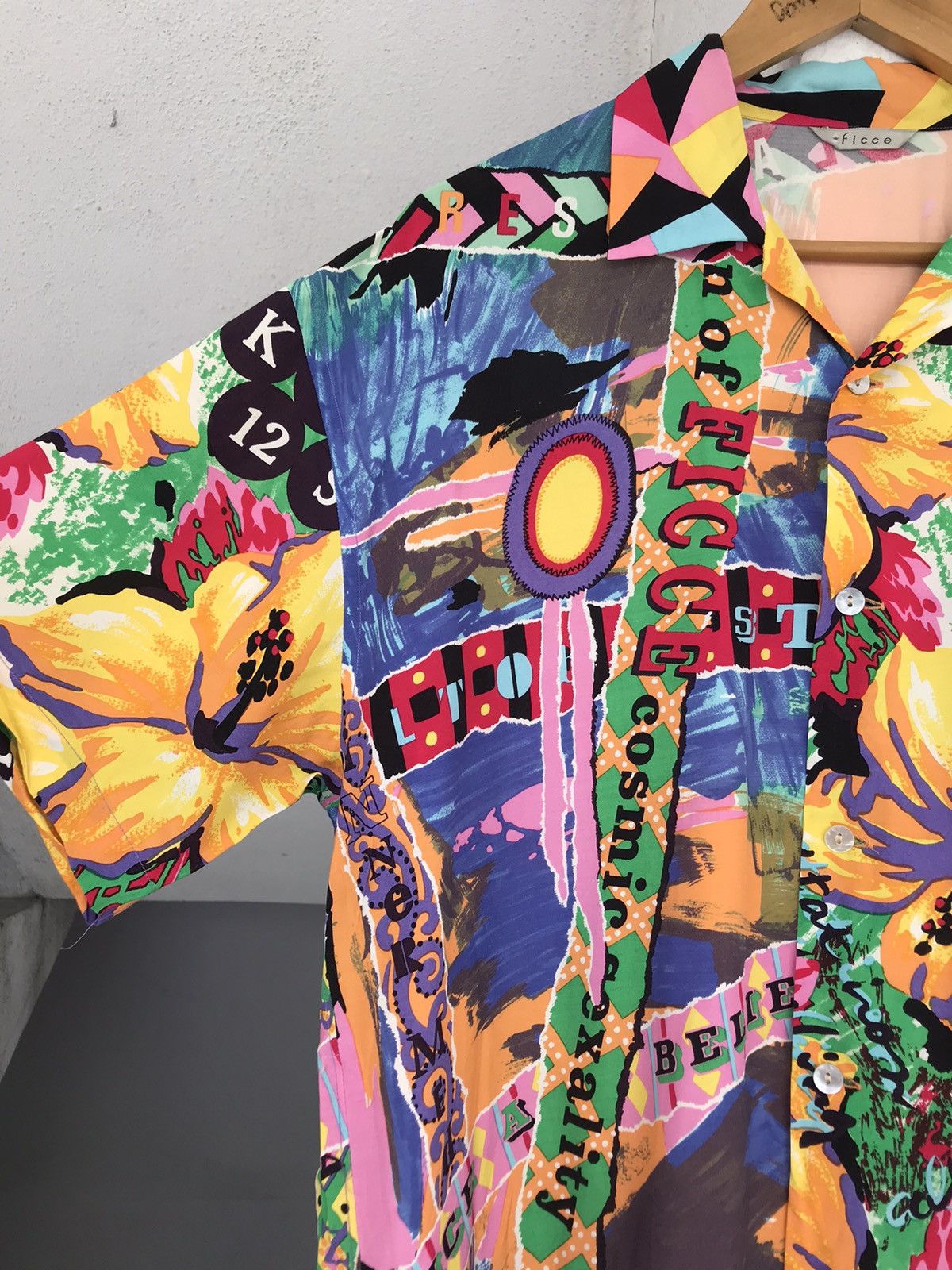 20471120 × Yoshiyuki Konishi 80s Yoshiyuki Konishi Ficce Rayon Fullprint Shirt Size US L / EU 52-54 / 3 - 5 Thumbnail