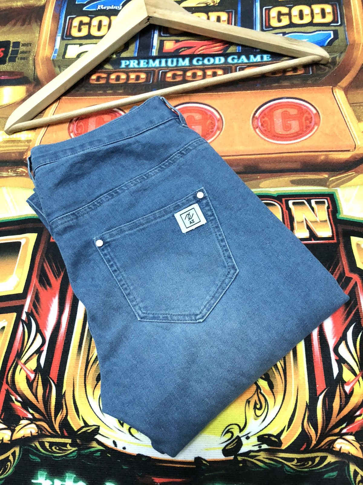 Designer × Japanese Brand × junhashimoto JUNHASHIMOTO JAPANESE DESIGNER BLUE WASH DENIM Size US 29 - 14 Thumbnail