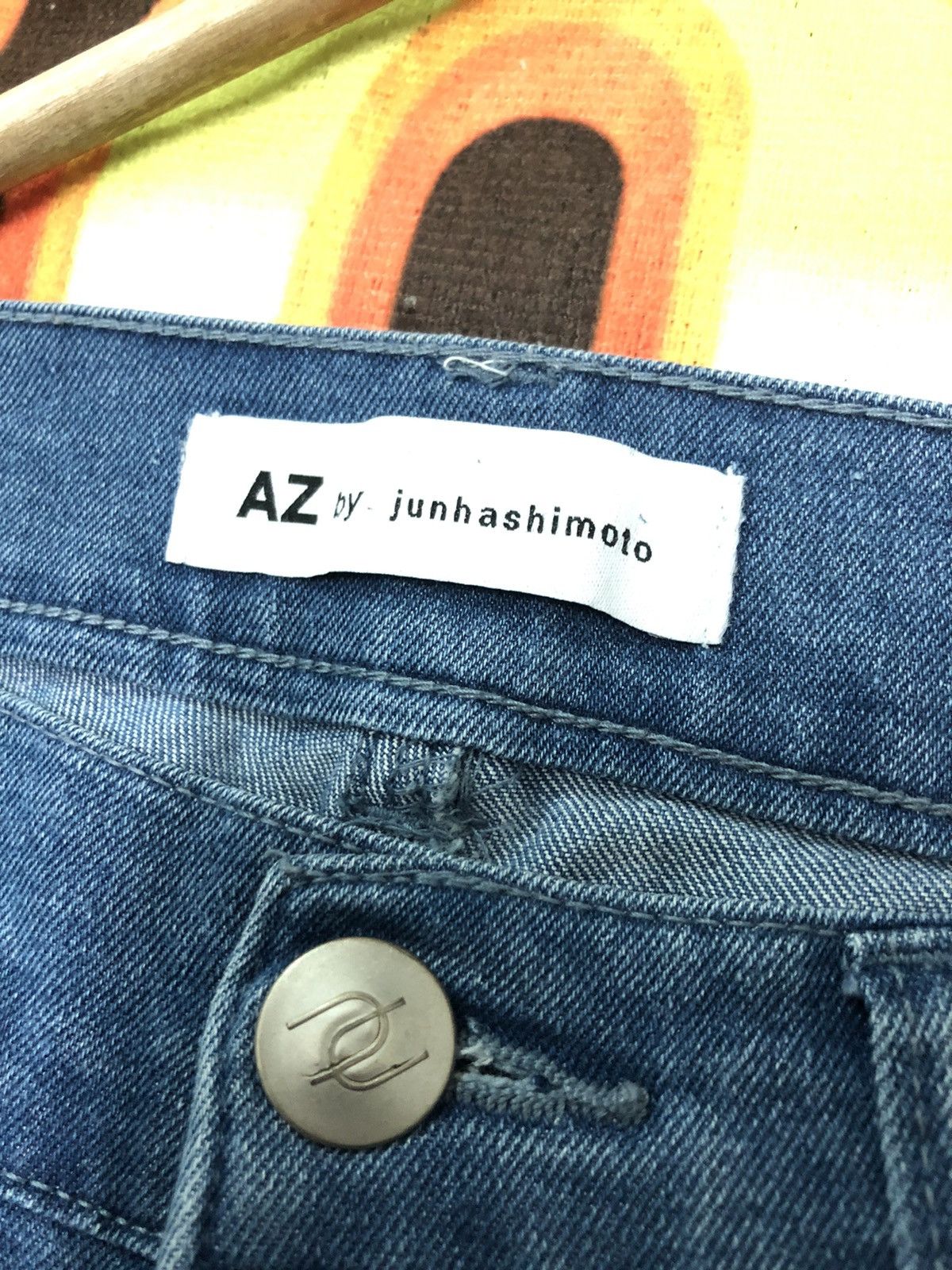 Designer × Japanese Brand × junhashimoto JUNHASHIMOTO JAPANESE DESIGNER BLUE WASH DENIM Size US 29 - 4 Thumbnail