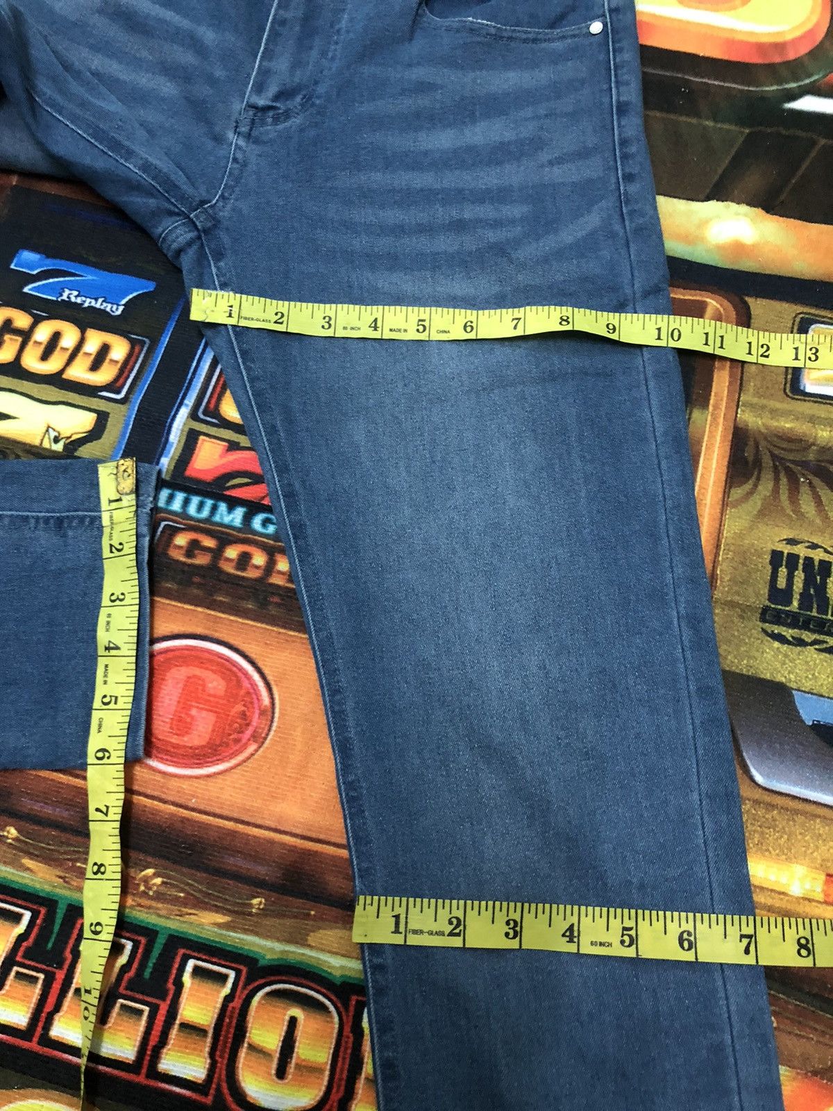 Designer × Japanese Brand × junhashimoto JUNHASHIMOTO JAPANESE DESIGNER BLUE WASH DENIM Size US 29 - 13 Thumbnail