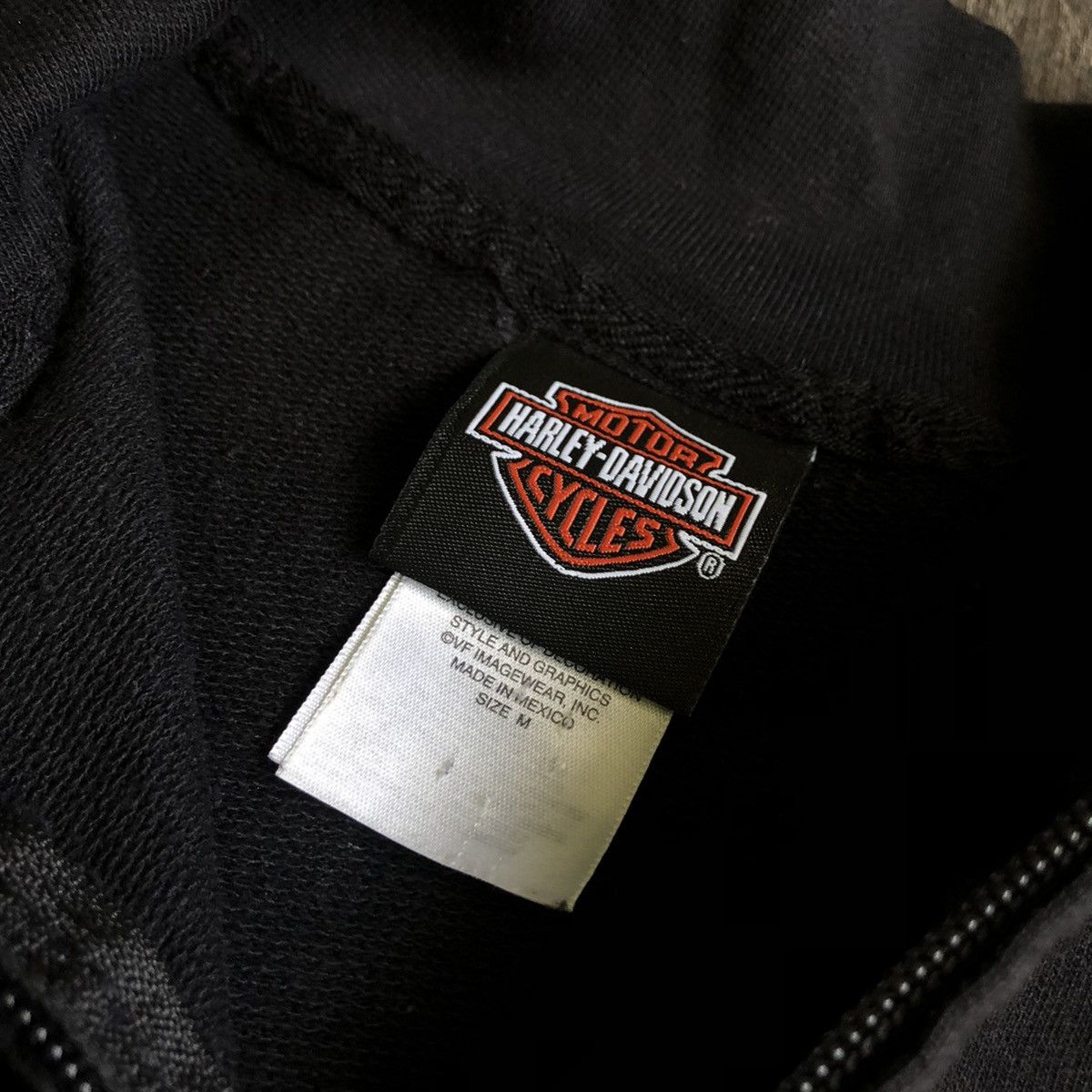 Harley Davidson Vintage Y2K Harley Davidson Motorcycles Eagle Zip Up Jacket Size M / US 6-8 / IT 42-44 - 7 Thumbnail