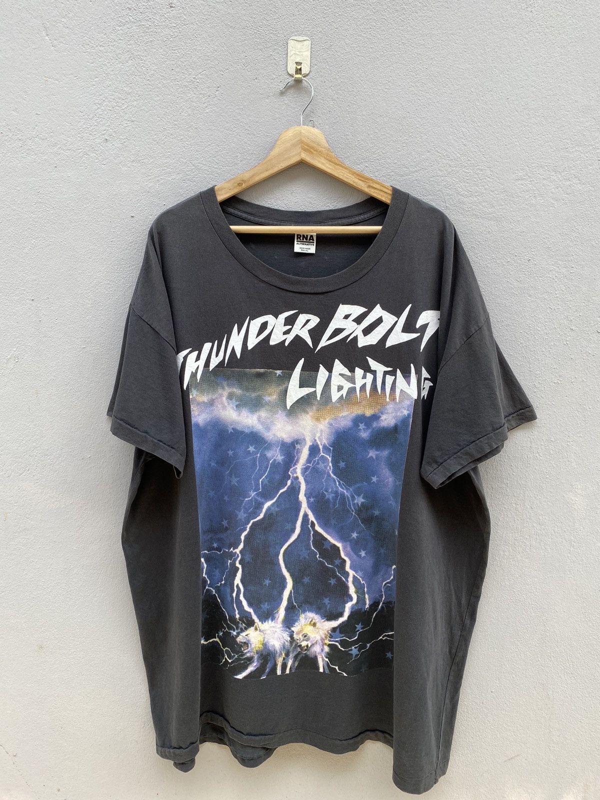 20471120 💥RNA ALTERNATIVE Thunder Bolt Lightning Oversized OVP Tee Size US XXL / EU 58 / 5 - 1 Thumbnail