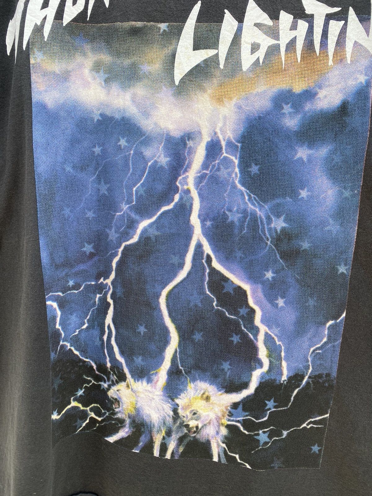 20471120 💥RNA ALTERNATIVE Thunder Bolt Lightning Oversized OVP Tee Size US XXL / EU 58 / 5 - 4 Thumbnail