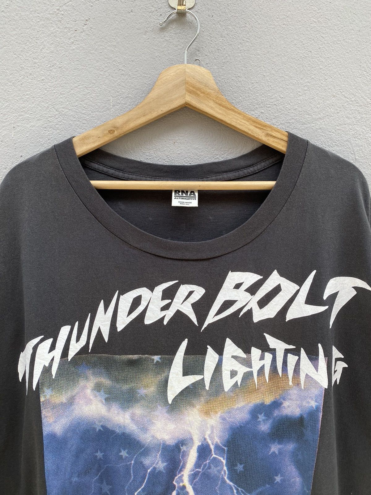 20471120 💥RNA ALTERNATIVE Thunder Bolt Lightning Oversized OVP Tee Size US XXL / EU 58 / 5 - 3 Thumbnail