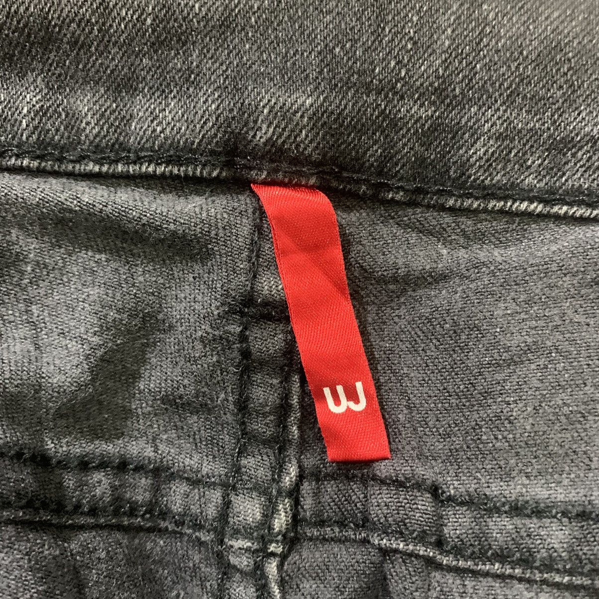 Japanese Brand UNIQLO UNDERCOVER INSPIRED Black Flared Bootcut Denim Jeans Size US 30 / EU 46 - 17 Thumbnail
