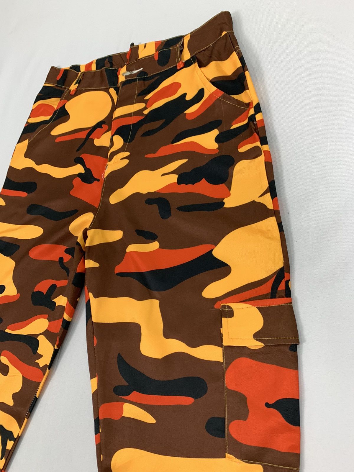 Japanese Brand TRAVIS SCOTT Style Camo Hypebeast Thin Jogger Cargo Pant Size 30" / US 8 / IT 44 - 7 Thumbnail