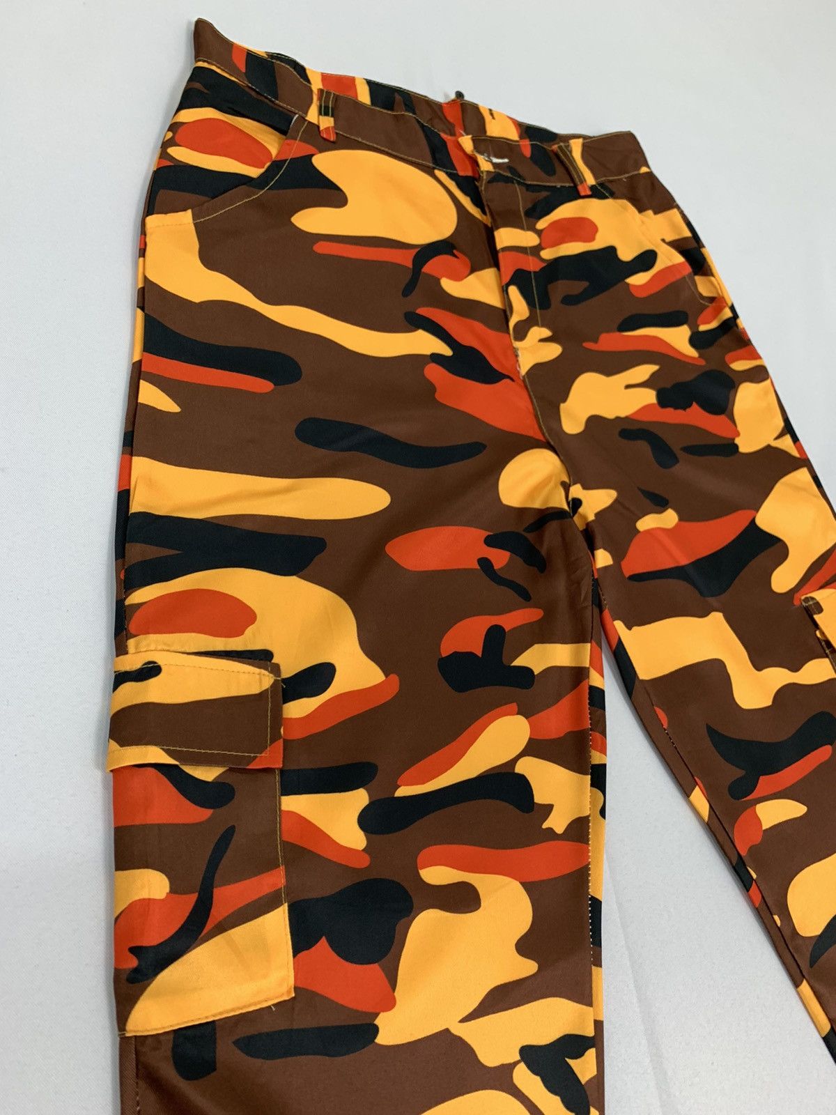 Japanese Brand TRAVIS SCOTT Style Camo Hypebeast Thin Jogger Cargo Pant Size 30" / US 8 / IT 44 - 6 Thumbnail