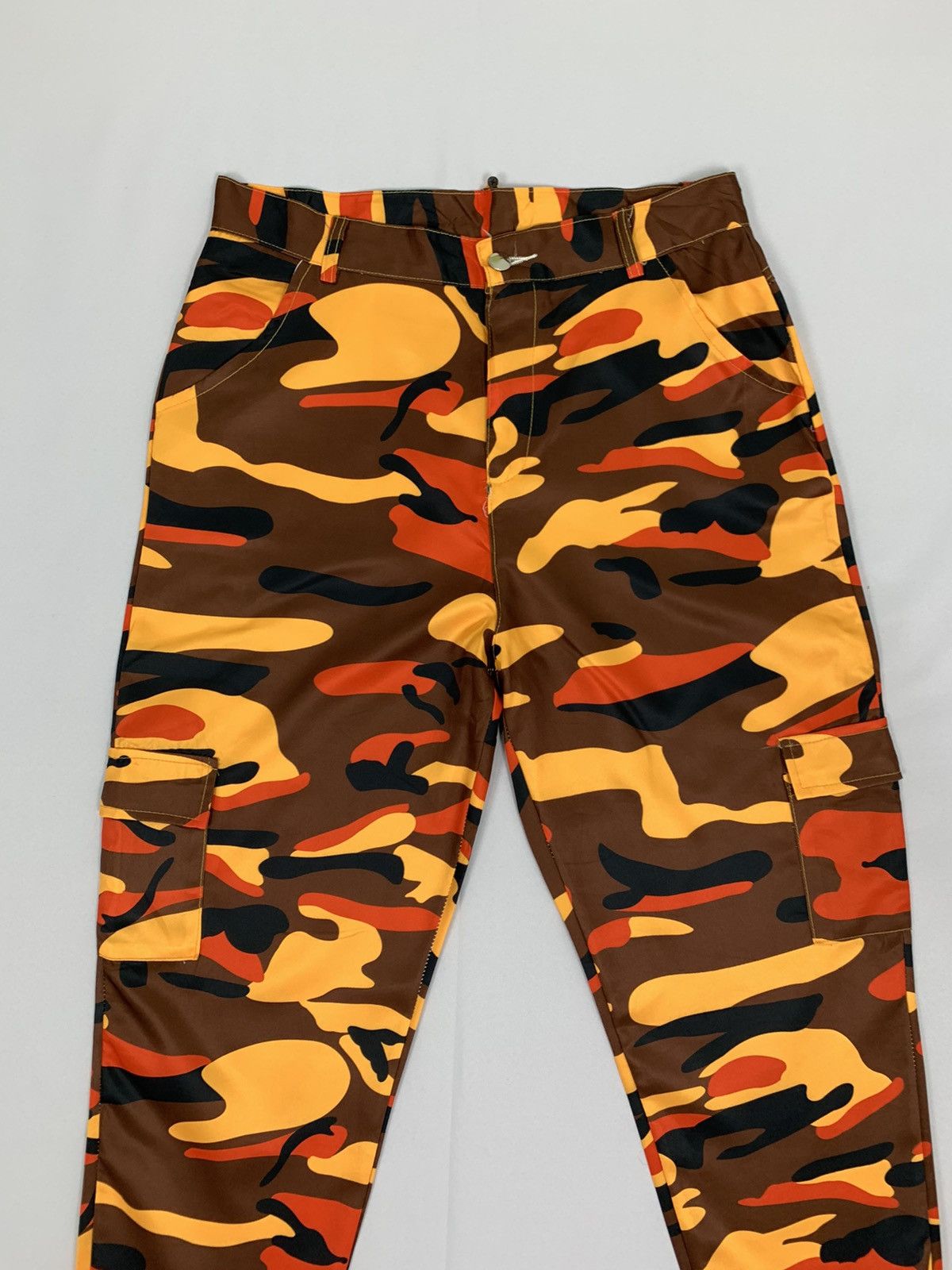 Japanese Brand TRAVIS SCOTT Style Camo Hypebeast Thin Jogger Cargo Pant Size 30" / US 8 / IT 44 - 4 Thumbnail