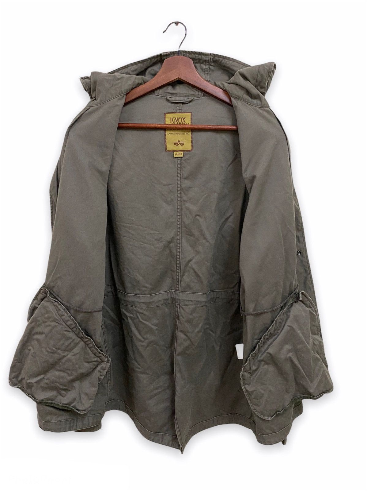 Alpha Industries Vintage Alpha Industries Knox Armory Fishtail Parka Jacket Size US XL / EU 56 / 4 - 6 Thumbnail