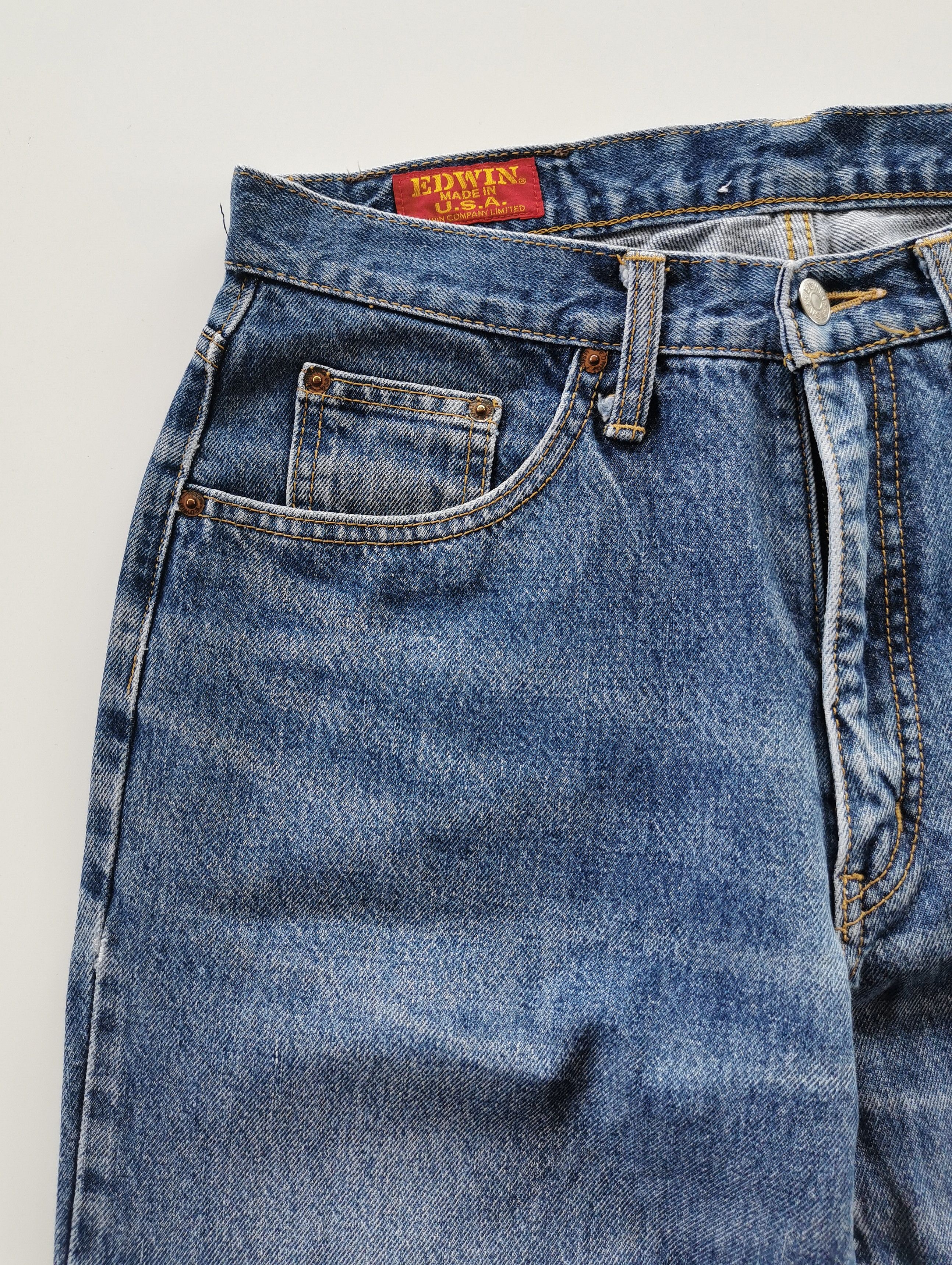 Edwin Vintage Edwin Made in USA Denim Jeans Size US 31 - 5 Thumbnail