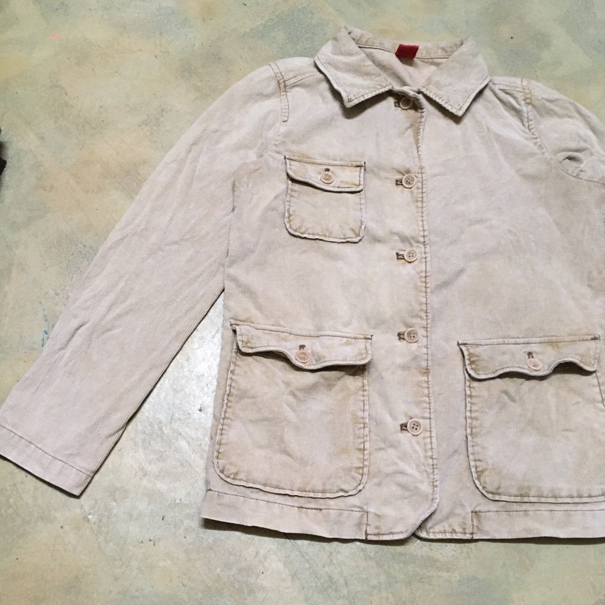 Japanese Brand Japanese Brand Corduroy Workwear Chore Jacket Size US S / EU 44-46 / 1 - 2 Thumbnail