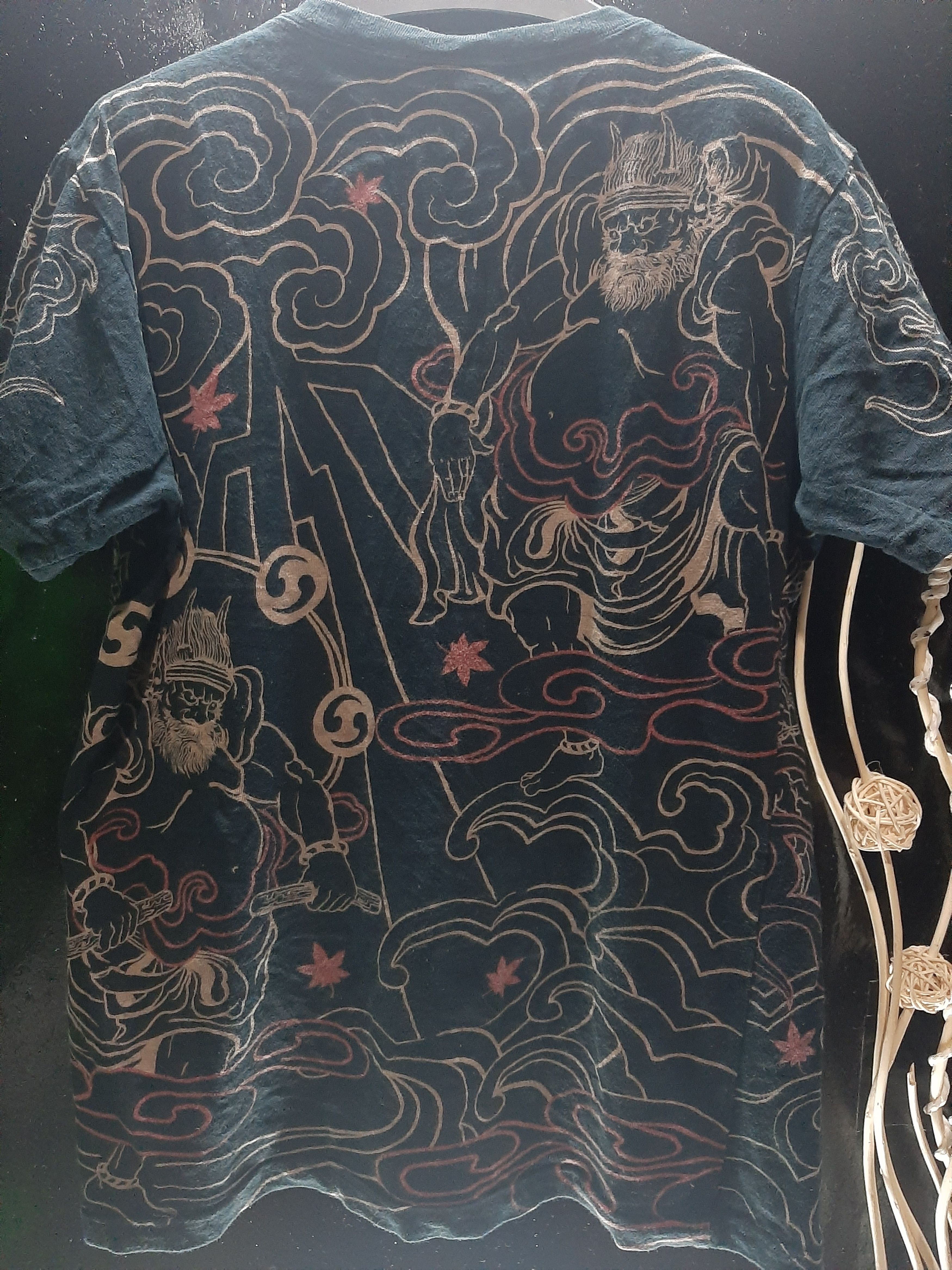 Edition Japan × Japanese Brand JAPAN FUJIN RAIJIN GODS ART YAKUZA ALL OVER PRINT Size US M / EU 48-50 / 2 - 2 Thumbnail