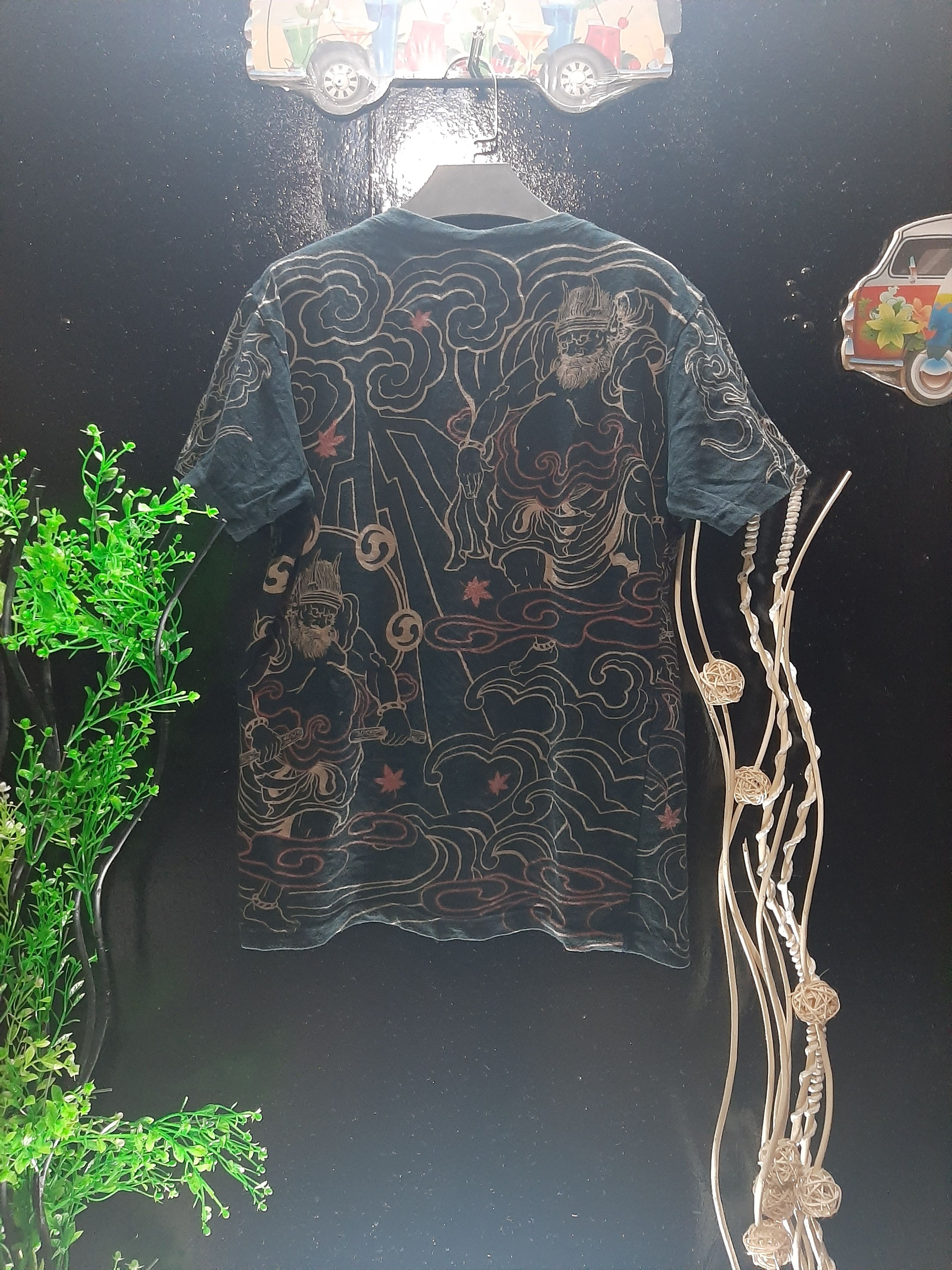 Edition Japan × Japanese Brand JAPAN FUJIN RAIJIN GODS ART YAKUZA ALL OVER PRINT Size US M / EU 48-50 / 2 - 1 Thumbnail