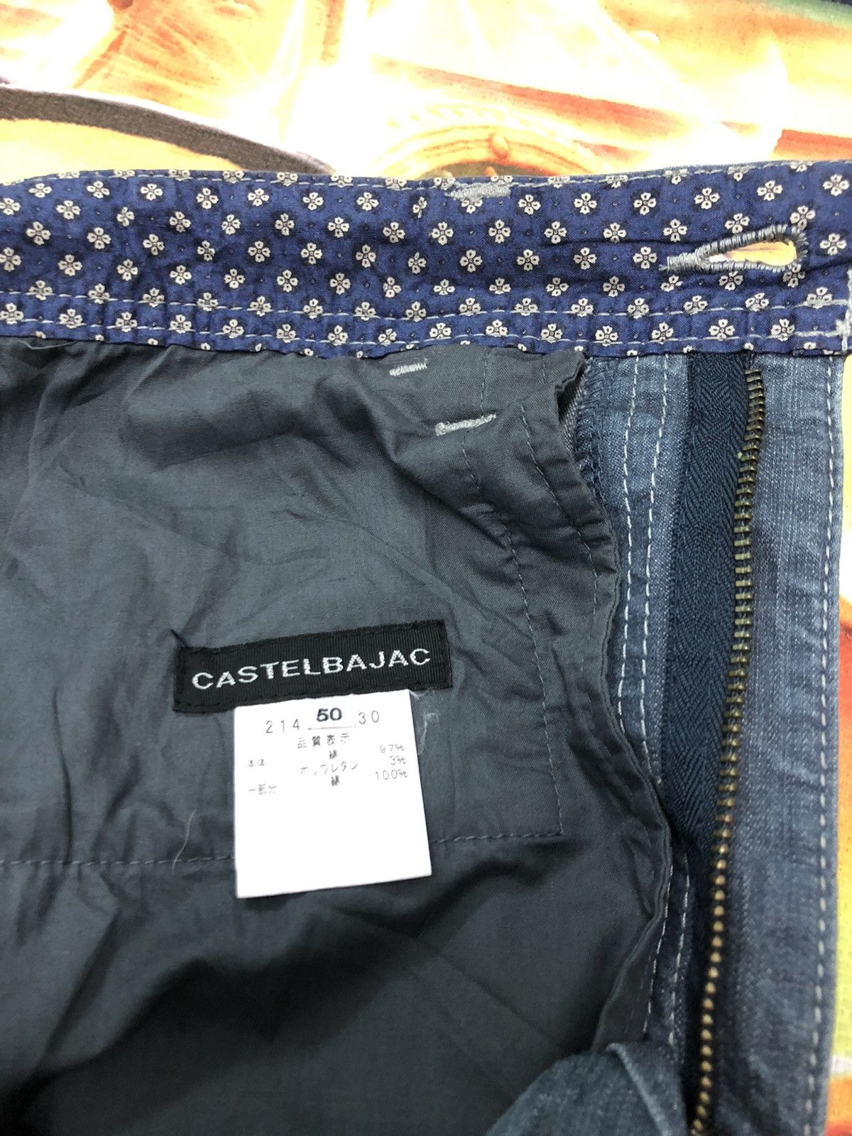 Designer × Jean Charles De Castelbajac CASTLE BAJAC PARIS POP ART EMBROIDERY DENIM JEANS Size US 34 / EU 50 - 8 Thumbnail