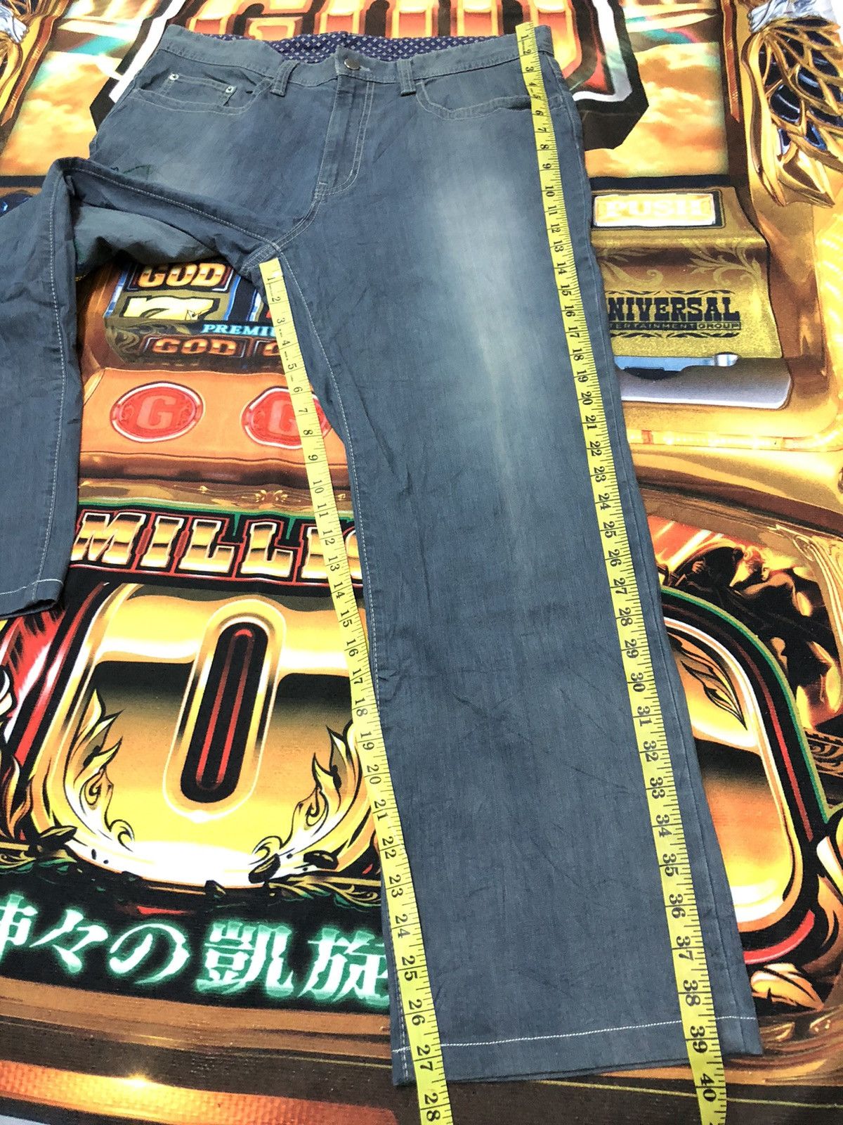 Designer × Jean Charles De Castelbajac CASTLE BAJAC PARIS POP ART EMBROIDERY DENIM JEANS Size US 34 / EU 50 - 13 Thumbnail