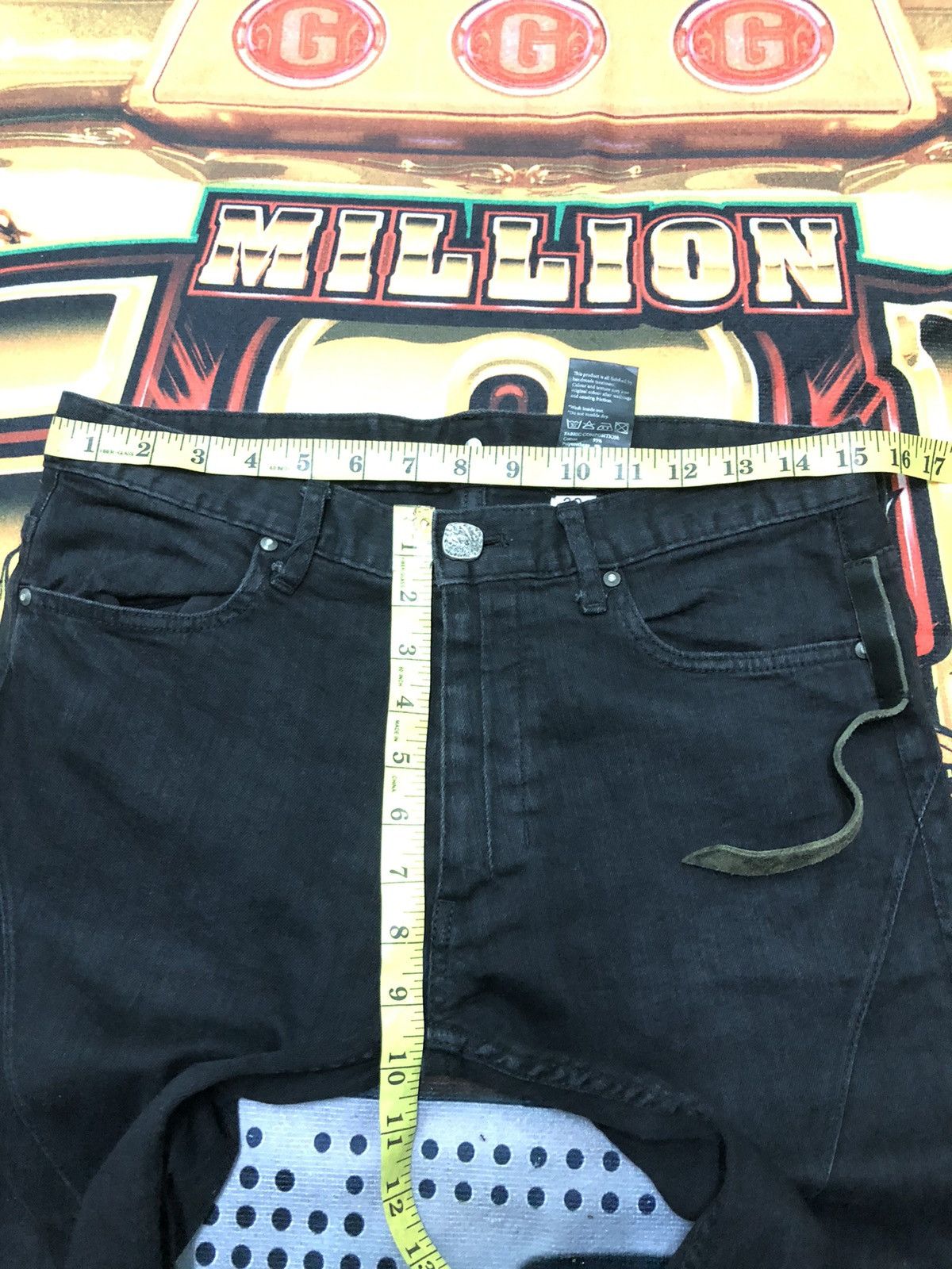 Japanese Brand SEIGEKI TOKYO JAPAN SLIM SKINNY FIT DENIM JEANS Size US 30 / EU 46 - 11 Thumbnail