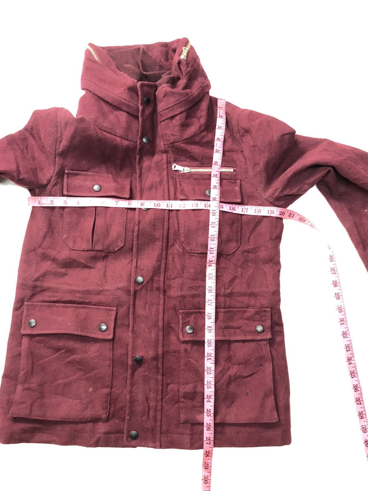 Japanese Brand × Takeo Kikuchi VINTAGE TK MIXPICE TAKEO KIKUCHI WOOL PUNK JACKET Size US M / EU 48-50 / 2 - 12 Thumbnail