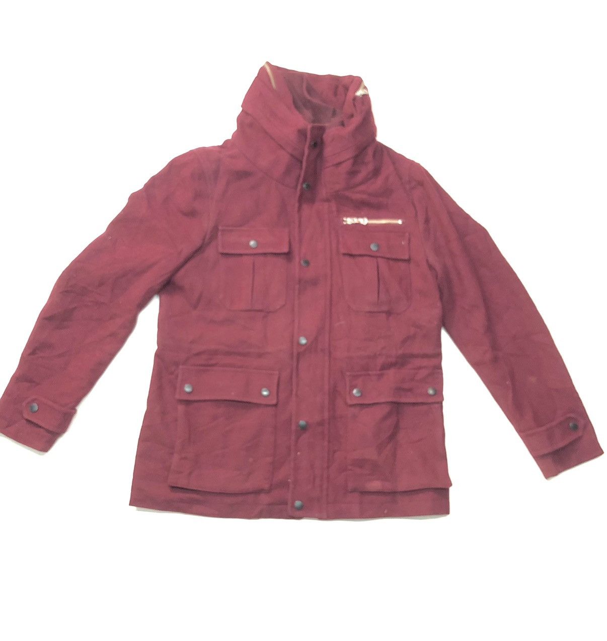 Japanese Brand × Takeo Kikuchi VINTAGE TK MIXPICE TAKEO KIKUCHI WOOL PUNK JACKET Size US M / EU 48-50 / 2 - 1 Thumbnail