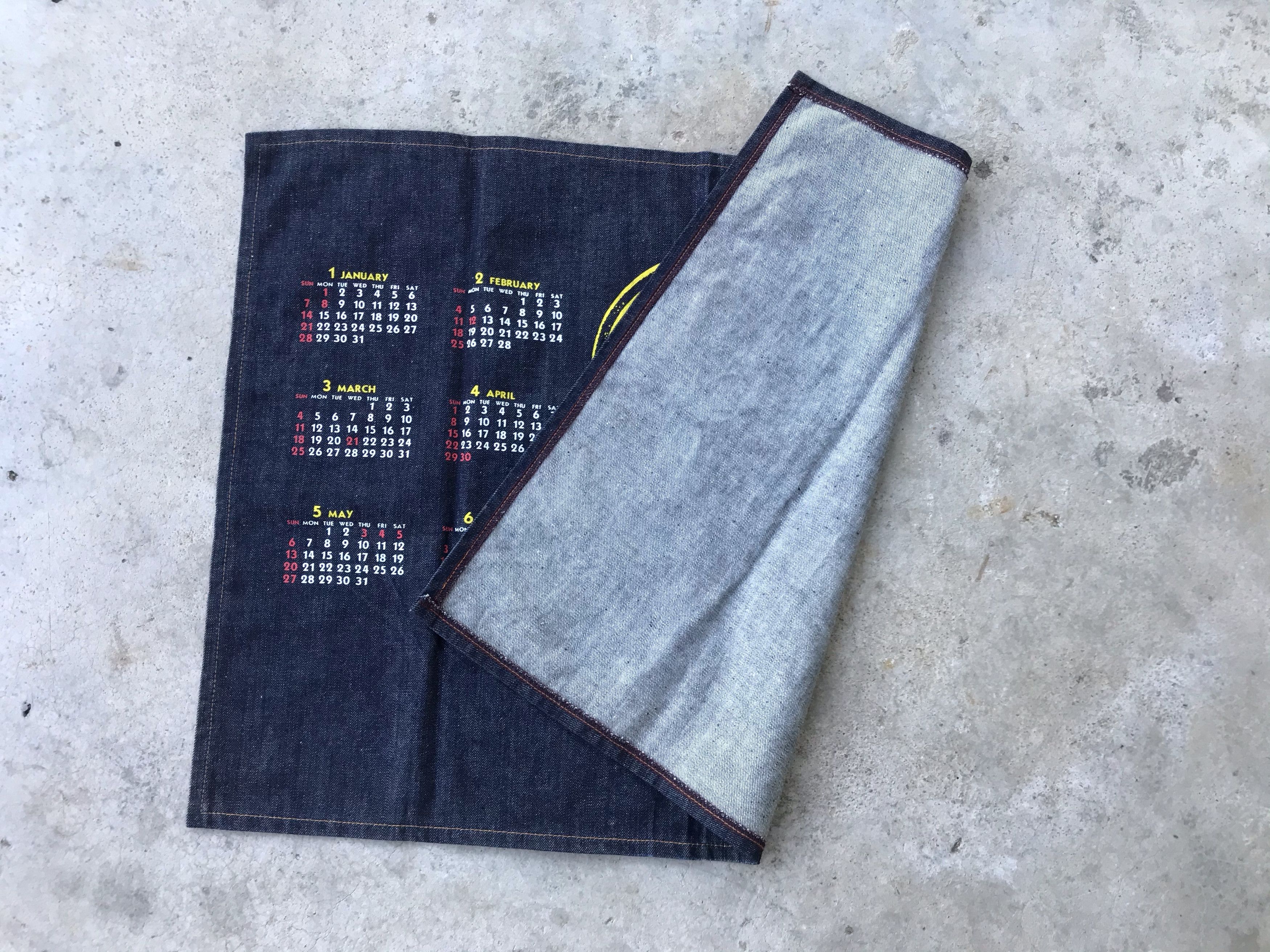 Edwin Vintage 2007 Edwin denim Calendar Size ONE SIZE - 6 Thumbnail
