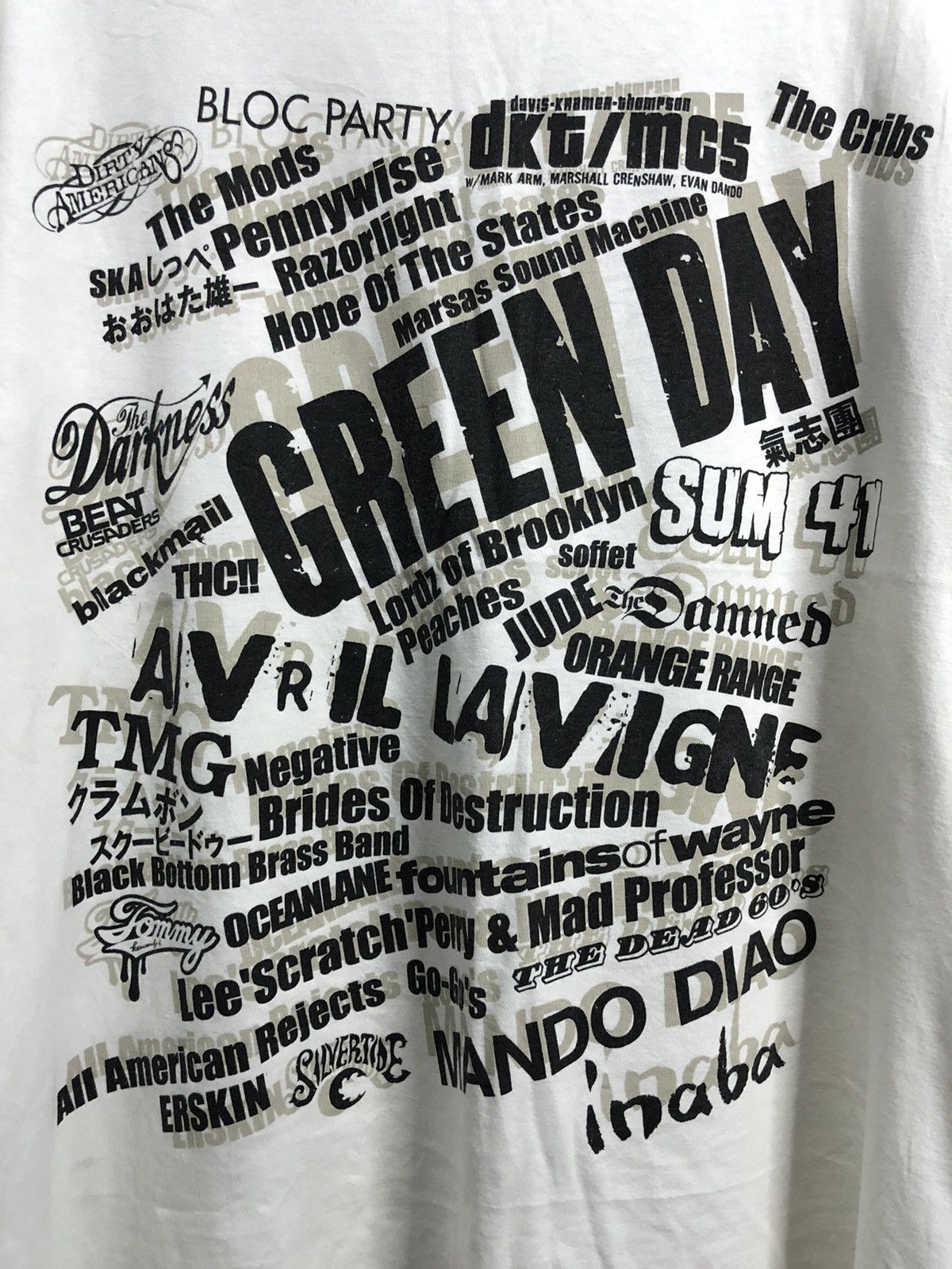 Band Tees × Vintage VINTAGE EARLY 2K SUMMER SONIC TEE Size US XL / EU 56 / 4 - 2 Thumbnail